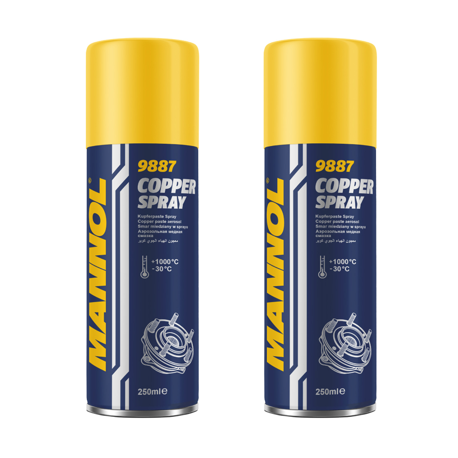 2x 250ml Mannol Kupferfett