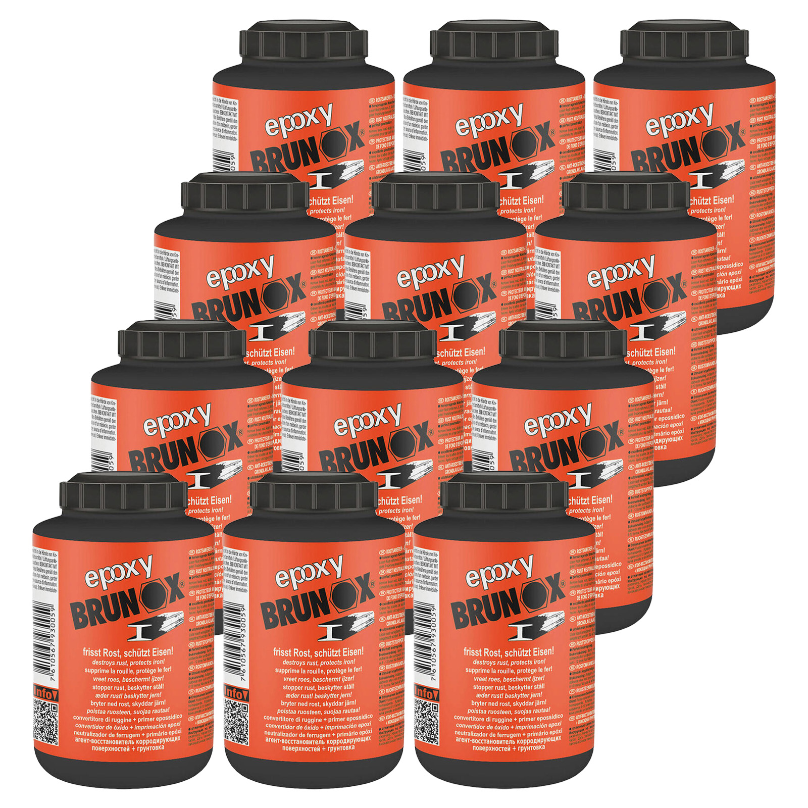12x BRUNOX Epoxy 250ml