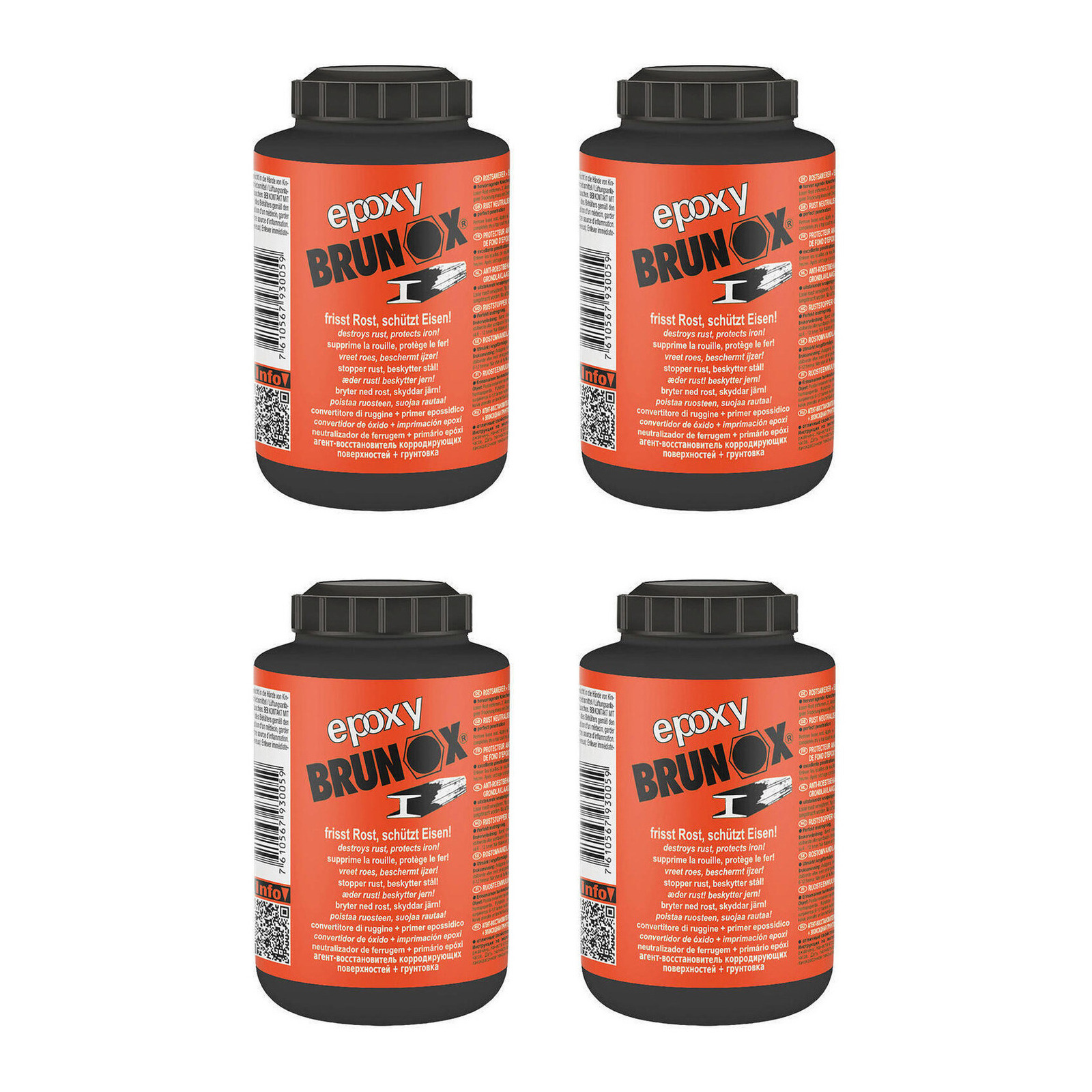 4x BRUNOX Epoxy 250ml