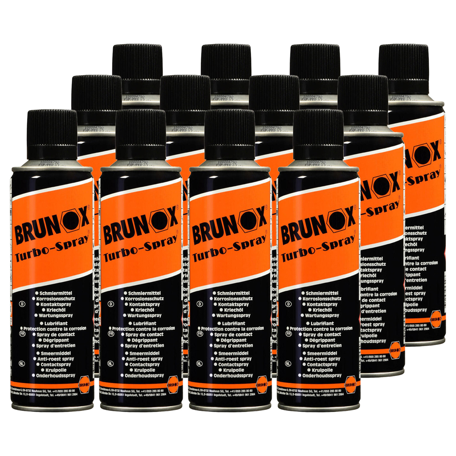 12x BRUNOX Turbo-Spray 300ml