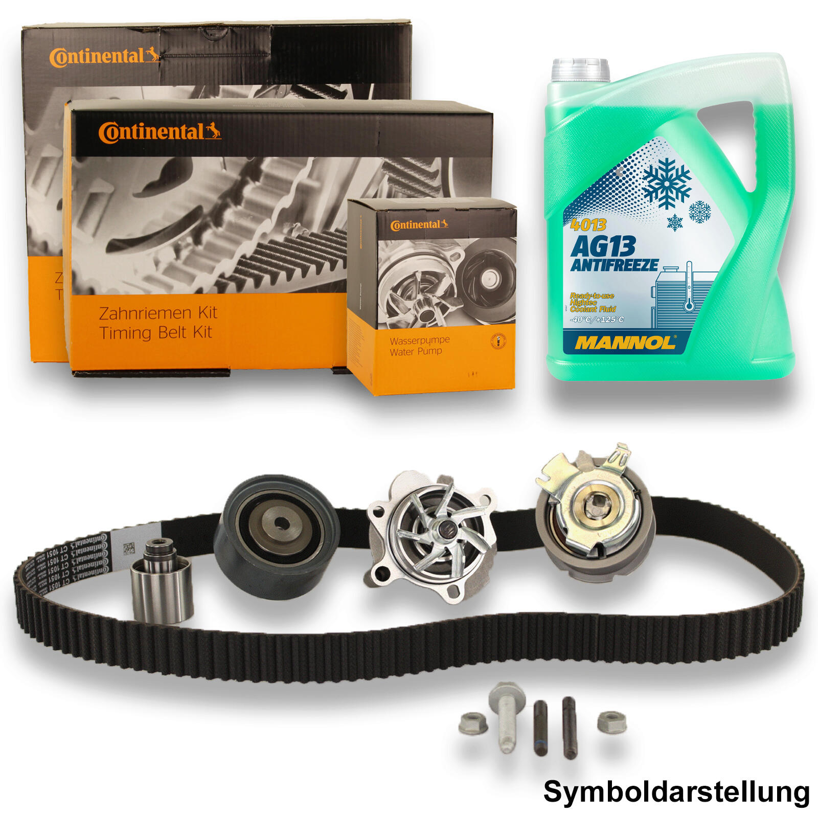 CONTI Zahnriemensatz + Wasserpumpe passend für SUZUKI Grand Vitara 2 REN...