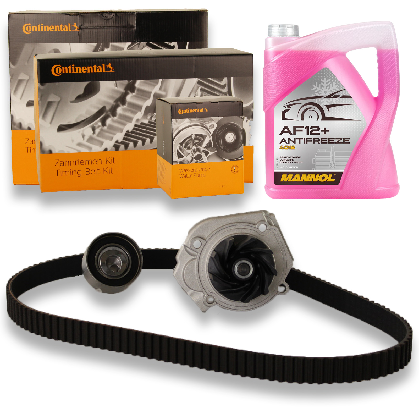 Conti Wasserpumpe Zahnriemensatz 5L Frostschutz Fiat Punto 188 Evo 199 Panda Ka
