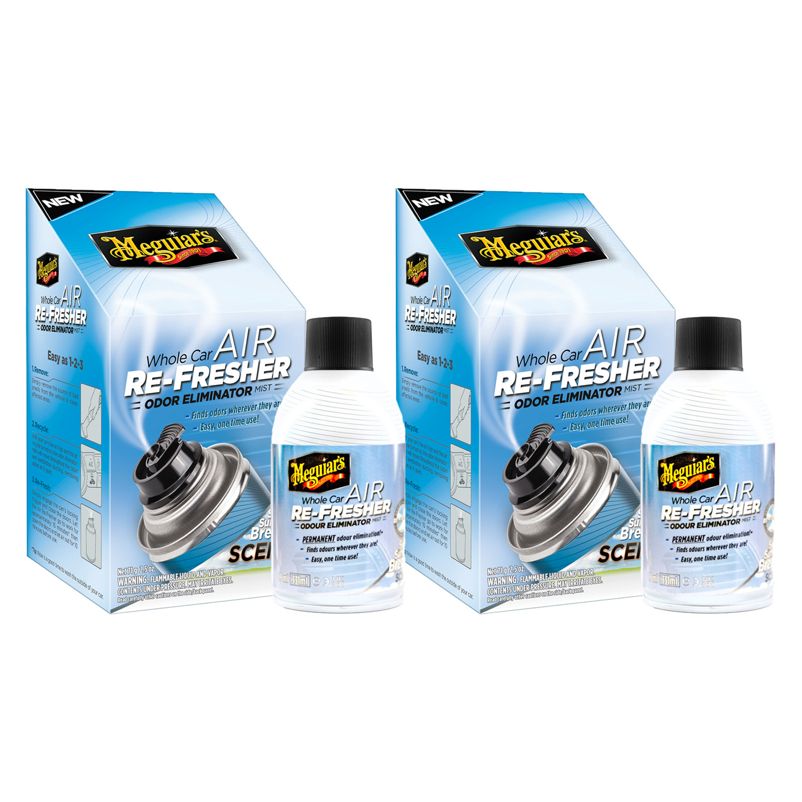 2x MEGUIARS Lufterfrischer Sweet Summer Breeze