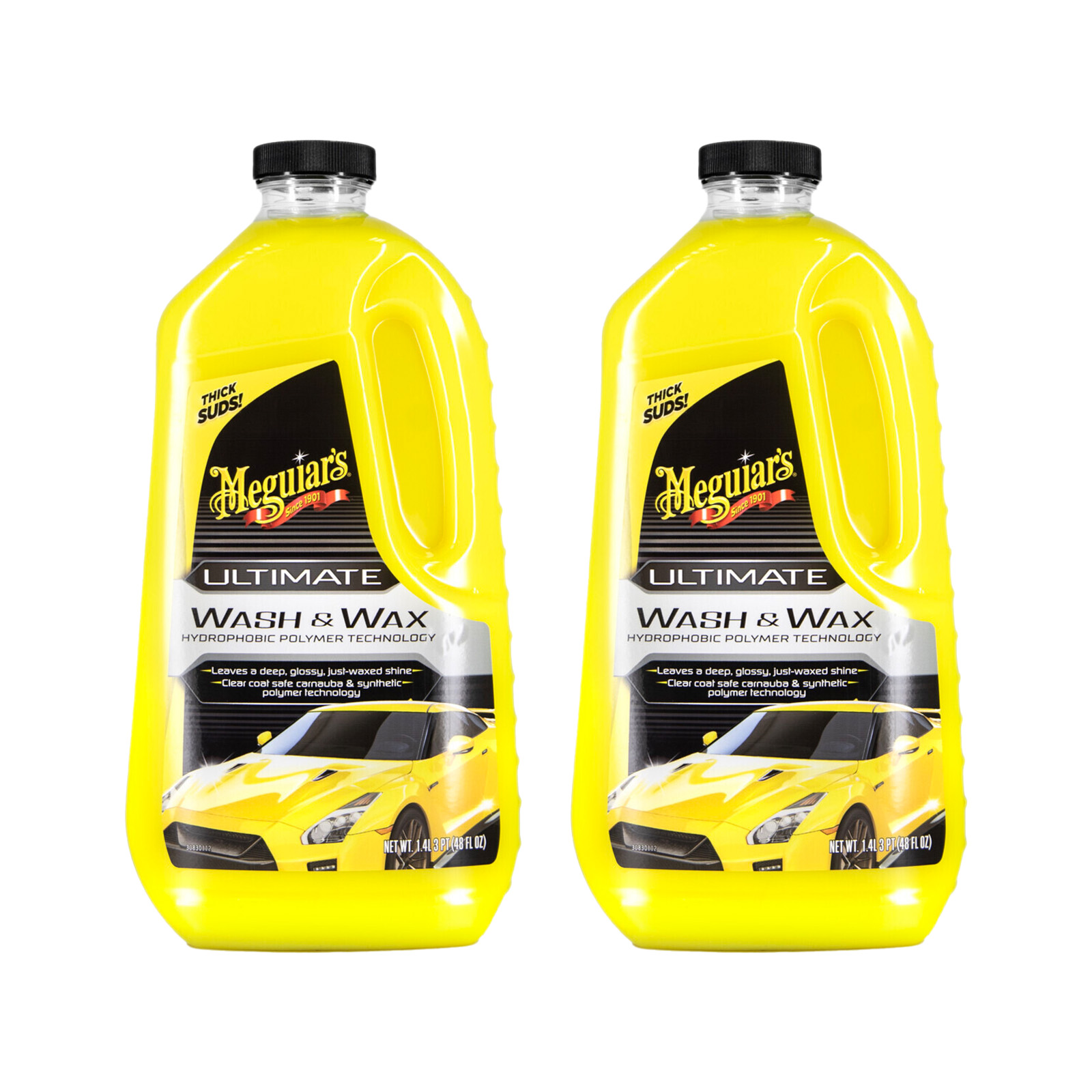 2x Meguiars Ultimate Wash & Wax 1420ml Autoshampoo Wachs Versiegelung G17748EU
