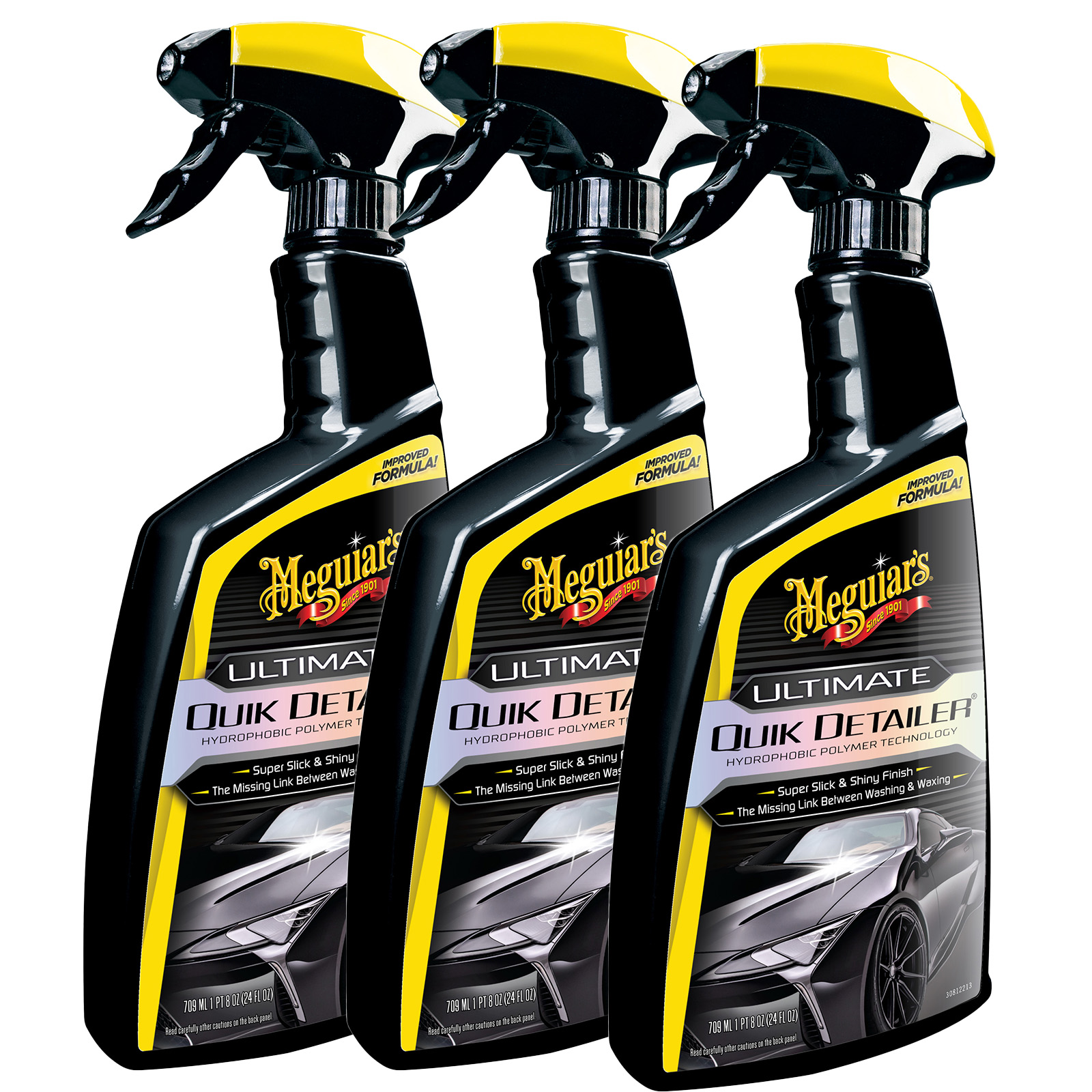 3x Meguiars Ultimate Quik Detailer Lackschnellreiniger 709ml Lackreiniger