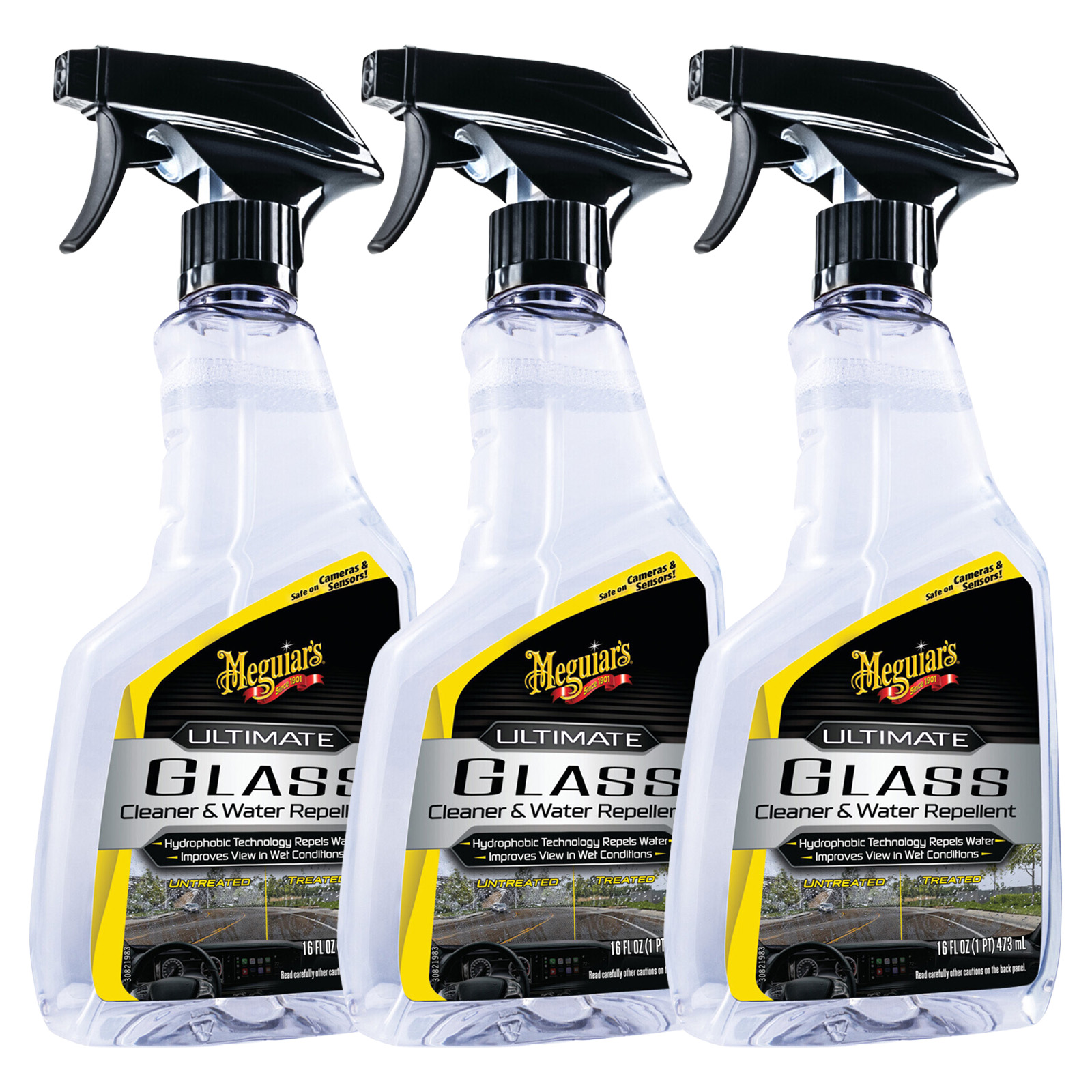 3x Meguiars Ultimate Glass Cleaner