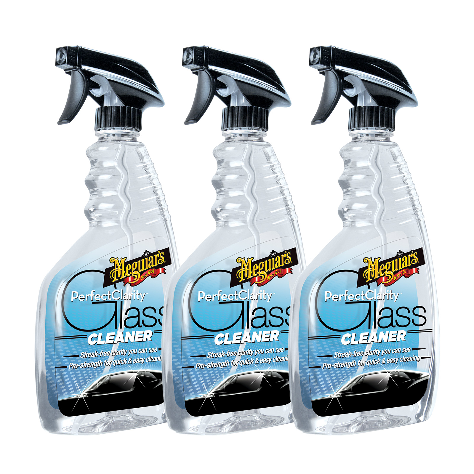 3x Meguiars Perfect Clarity Glass Cleaner 473ml Glasreiniger G8216EU