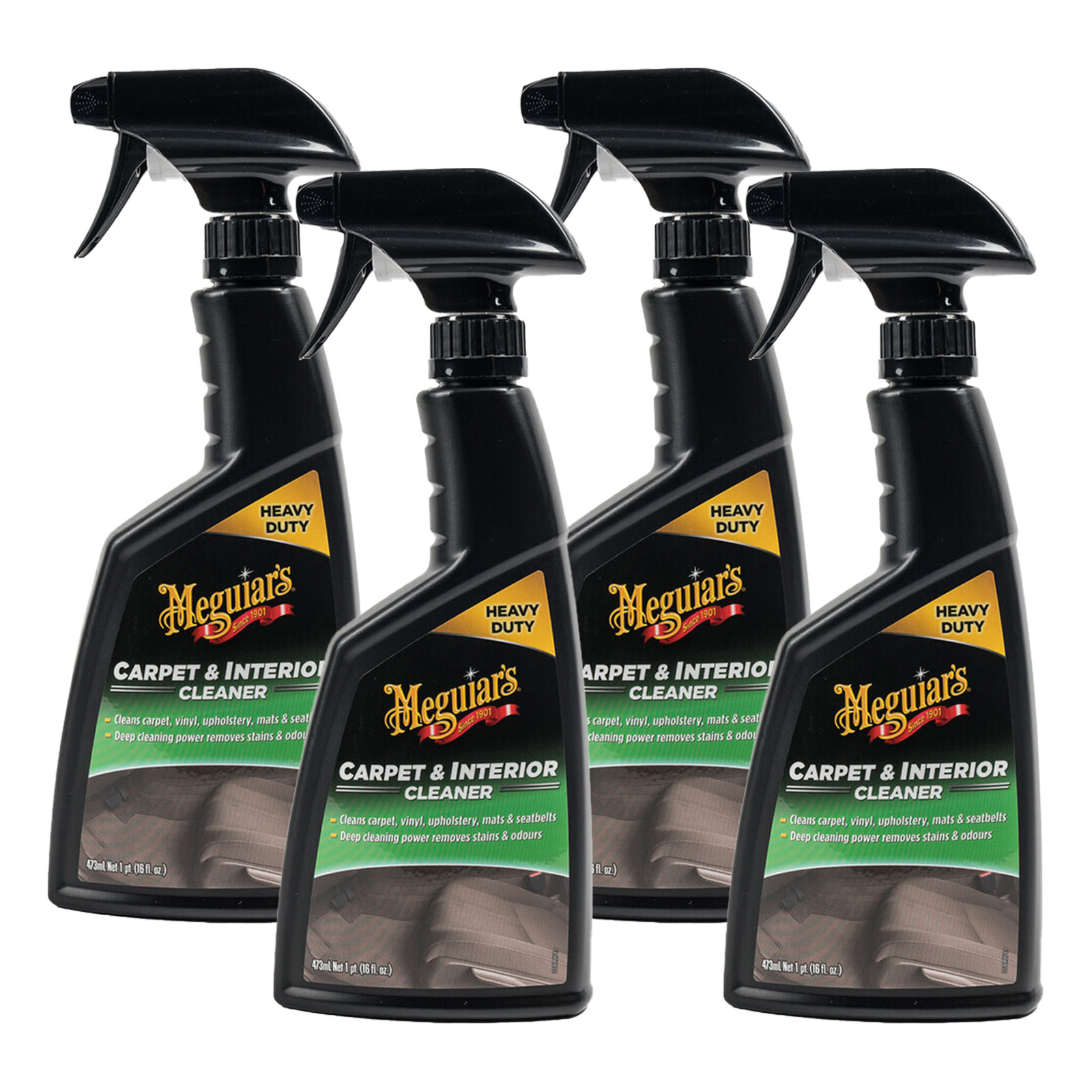 4x Meguiars Carpet & Interior Cleaner 473ml Textil/Teppich-Reiniger