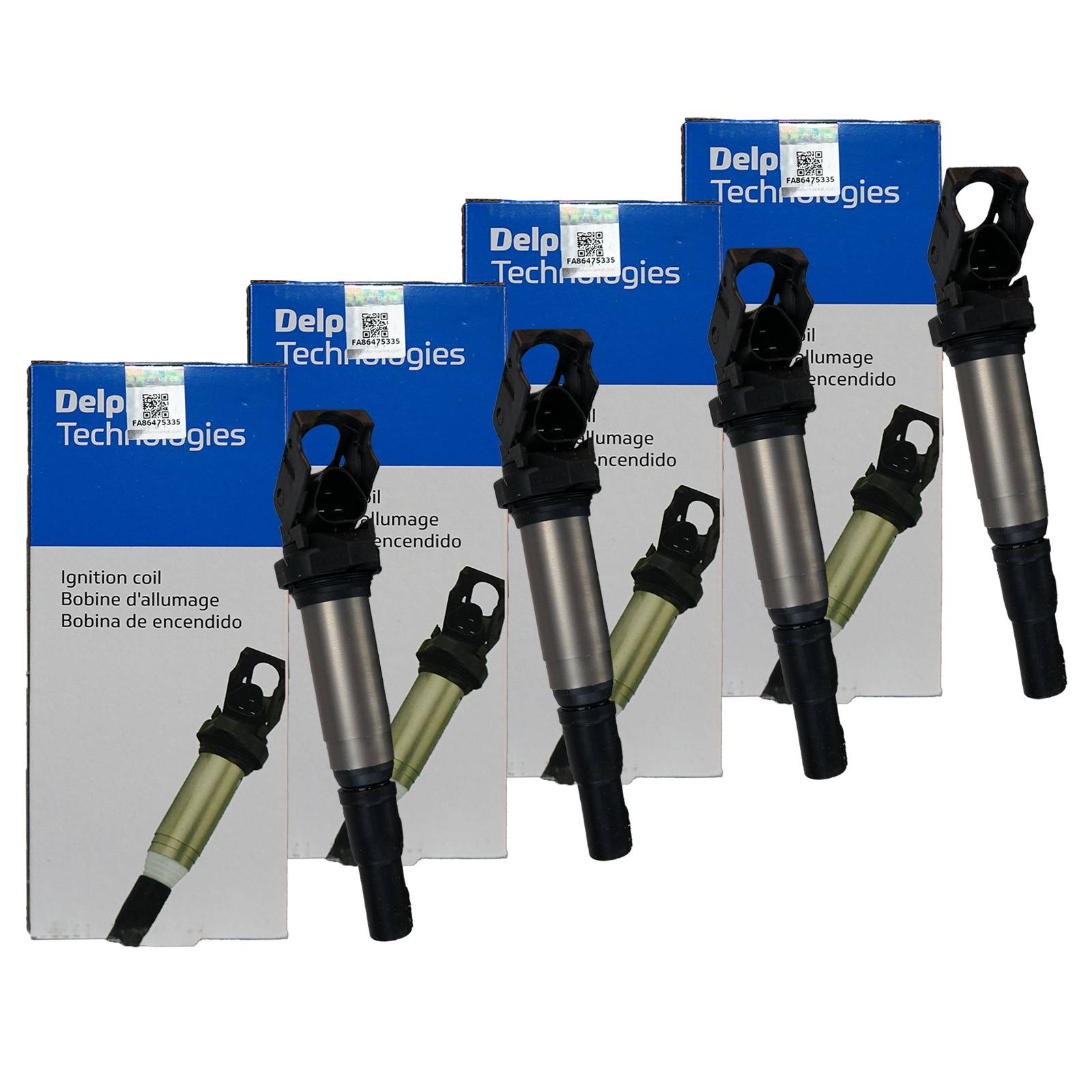 4x Delphi Zündspule passend passend für BMW 1er F20 F21 114i 116i Mini R56 R57 R59