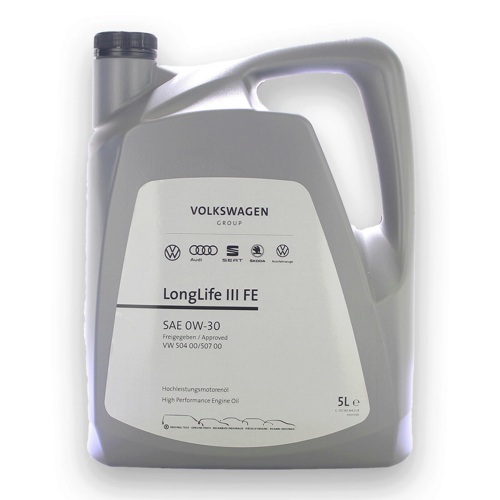 9L Original VW Audi 0W-30 Motoröl 504 00 507 00 Longlife 3 FE 5W-30 Nach...