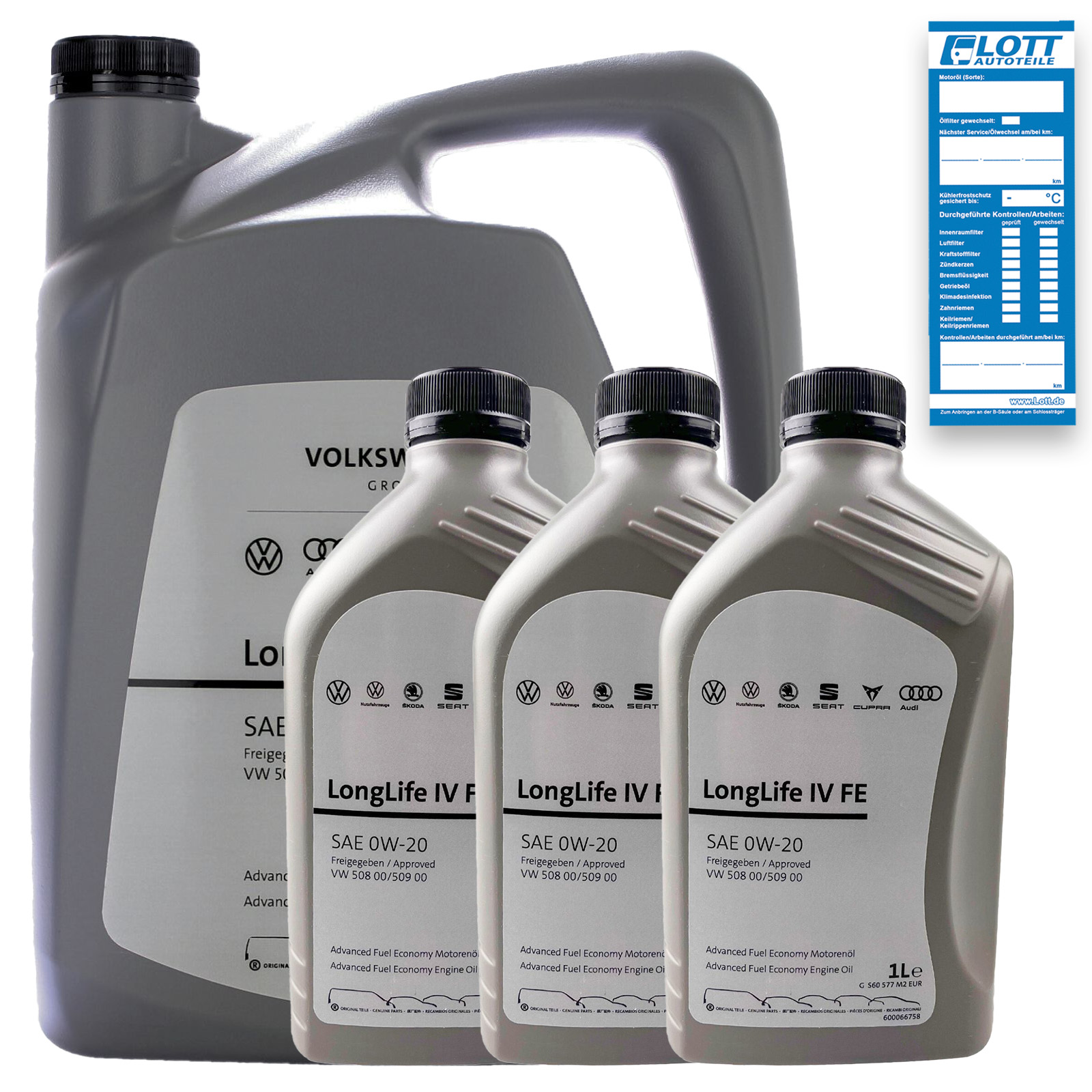 8L Original VW Longlife 4 0W-20 Motoröl