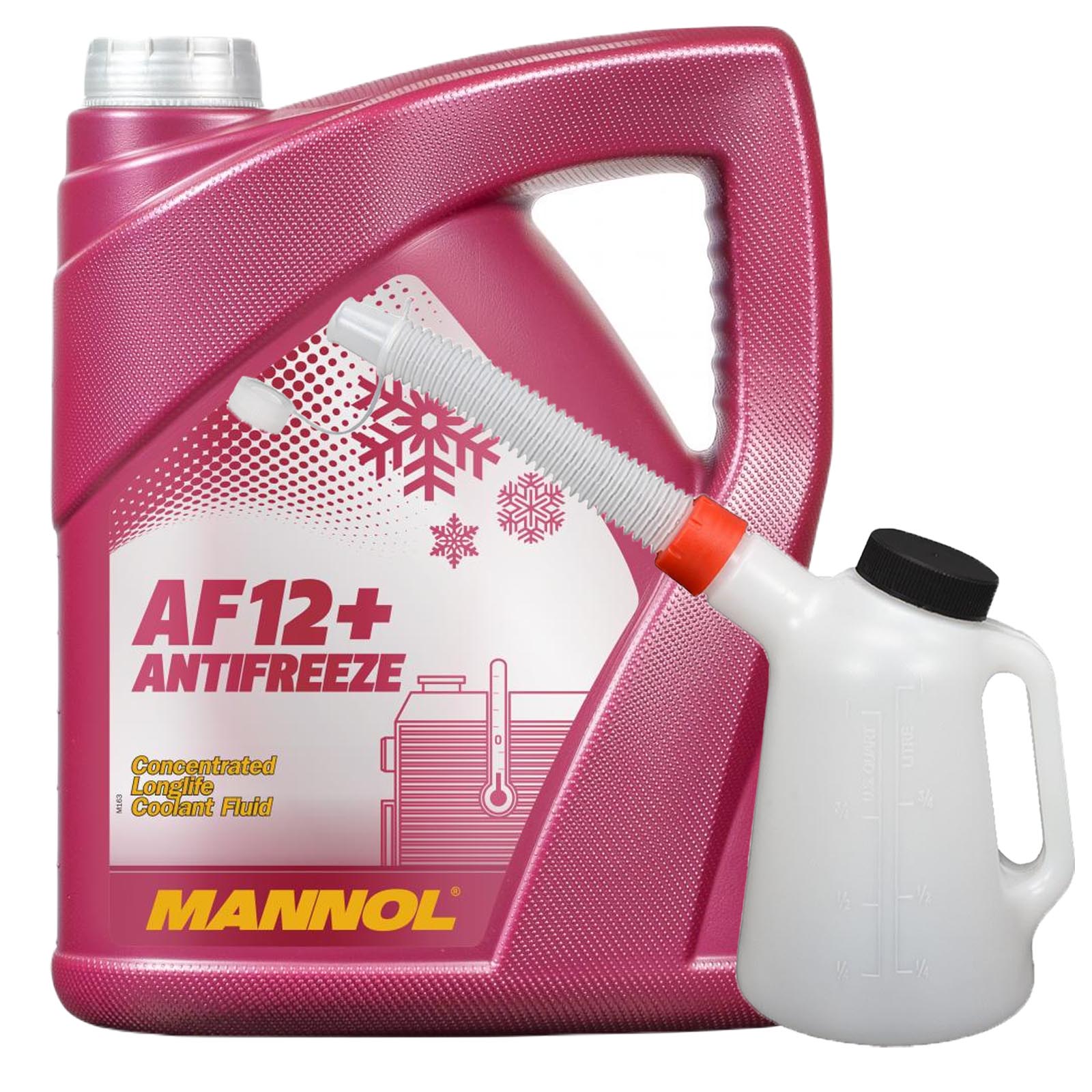 5L Mannol Kühlerfrostschutz AF12+ Longlife Rot G12+ Konzentrat