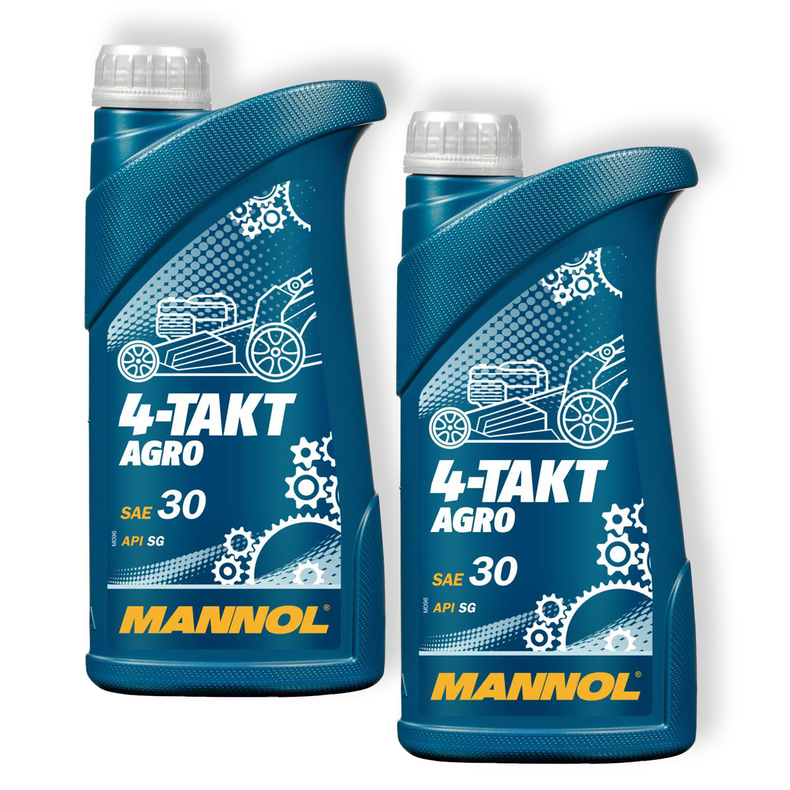 2x 1L MANNOL 4-Takt Agro Motoröl Motorenöl Gartengeräte SAE 30...