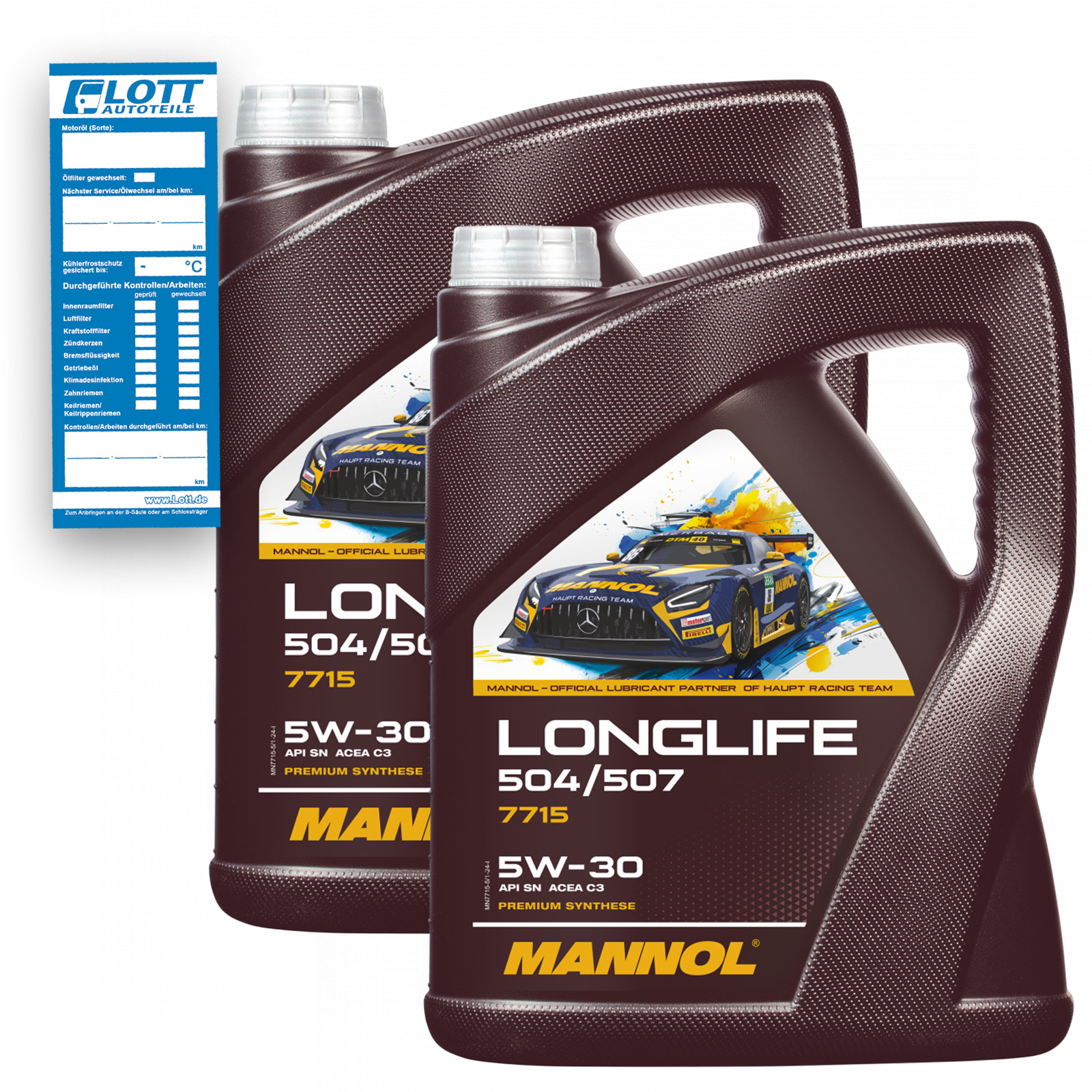 2x 5L Mannol Longlife 504/507 Motoröl MN7715-5