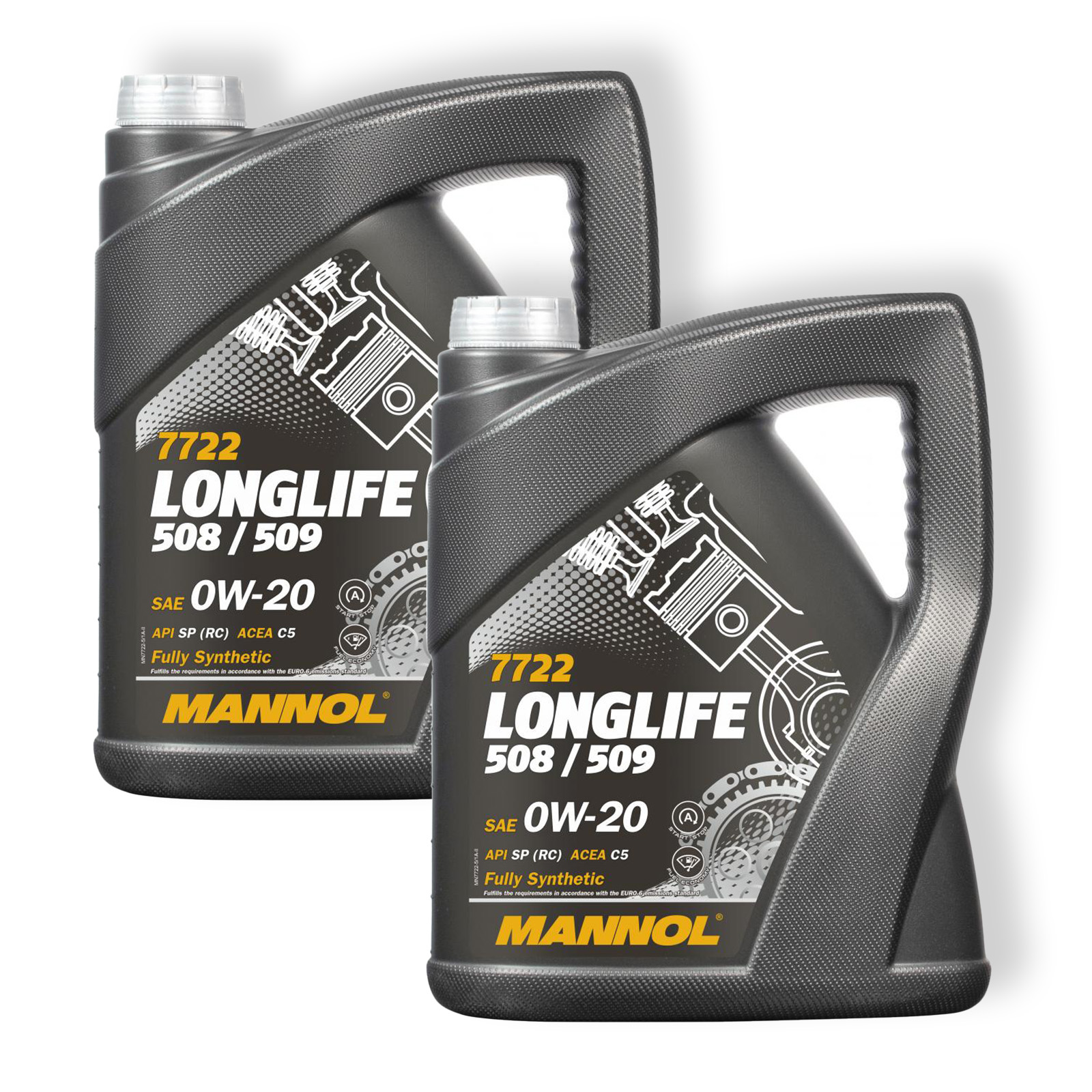 2x 5L Mannol Motoröl Longlife 508/509 0W-20 MN7722-5