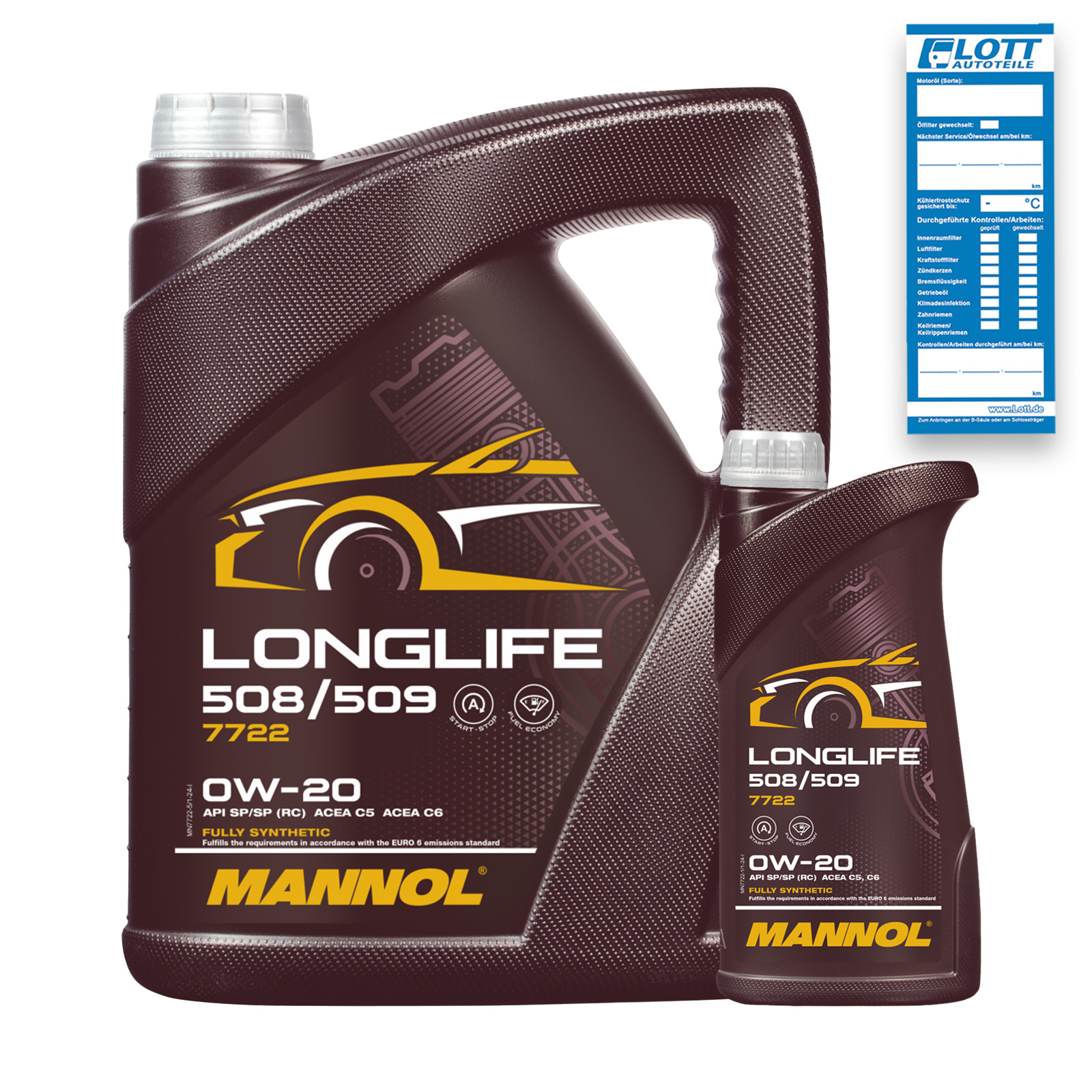 6L Mannol Motoröl Longlife 508/509 0W-20 MN7722-5