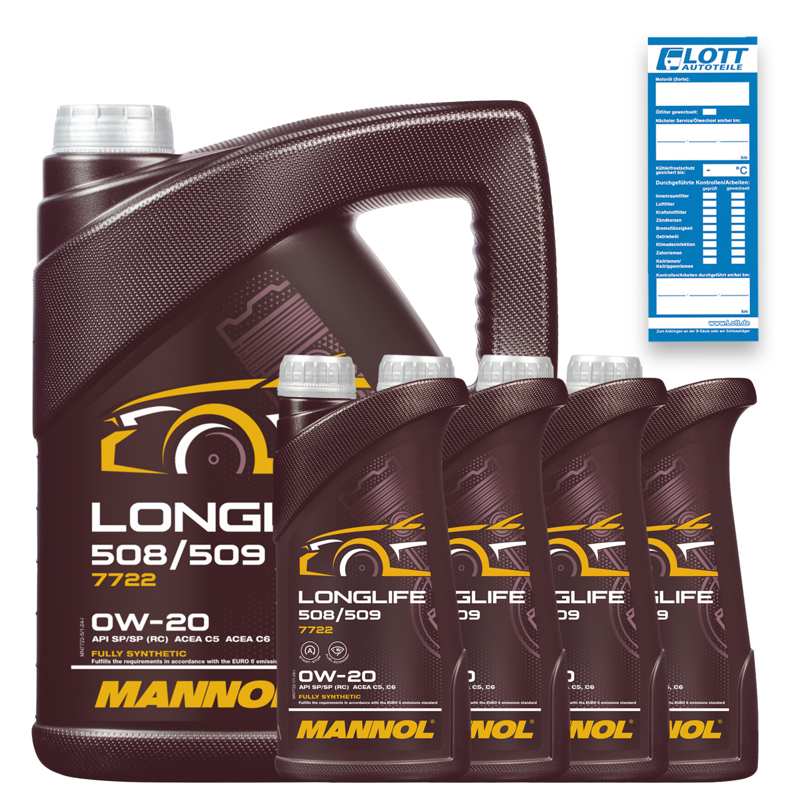 9L Mannol Motoröl Longlife 508/509 0W-20 MN7722-5