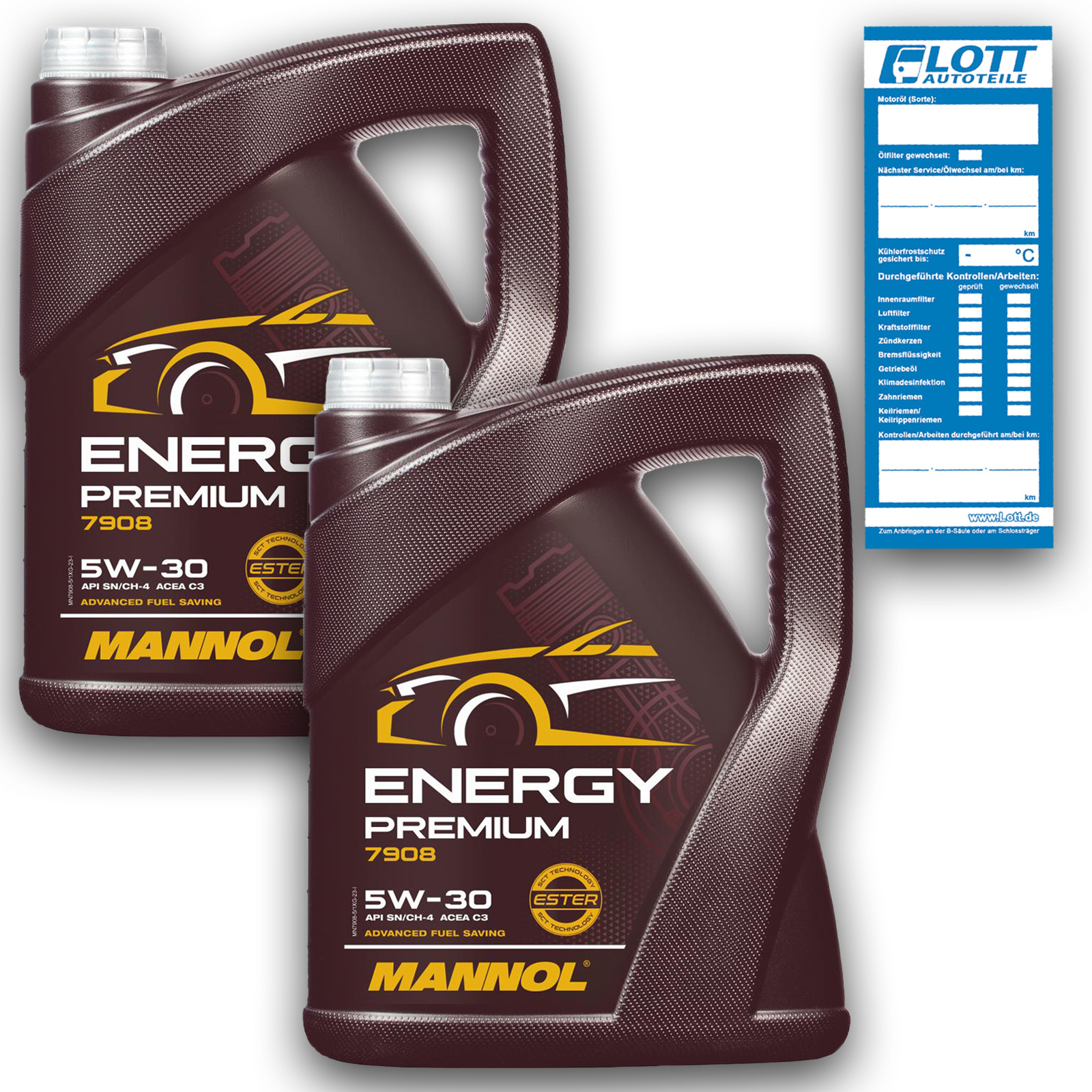 2x 5L Mannol Energy Premium 5W-30 Motoröl MN7908-5