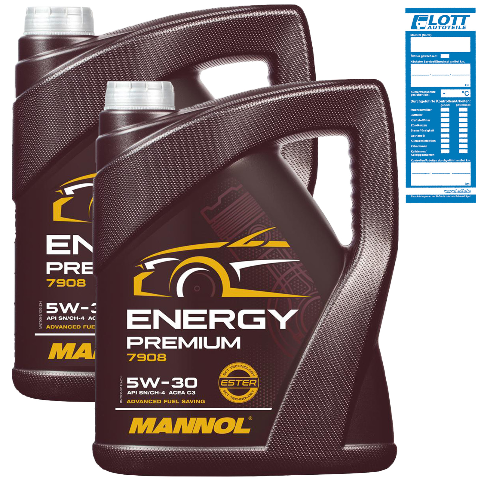 2x 5L Mannol Energy Premium 5W-30 Motoröl MN7908-5