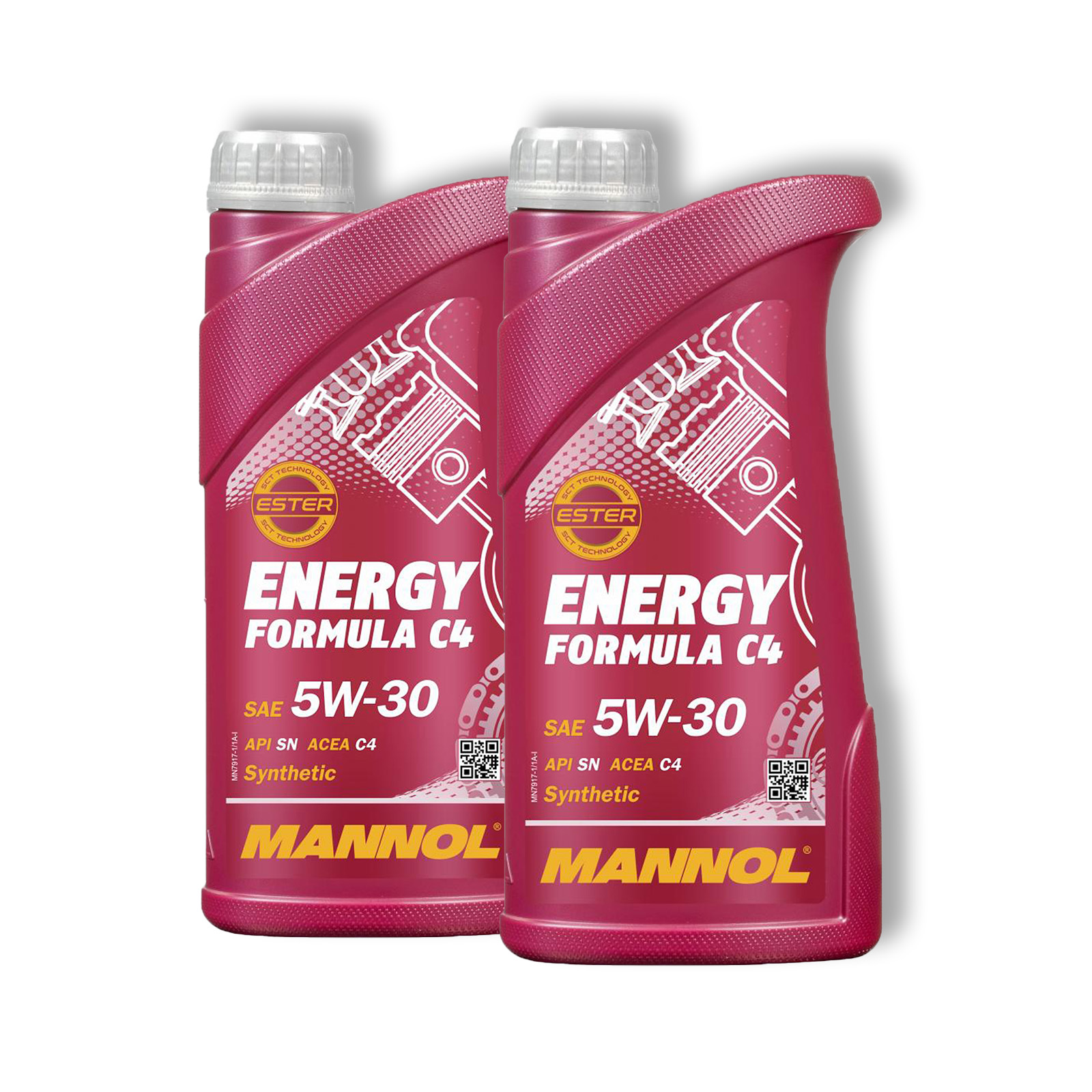2x 1L Mannol Energy Formula C4 5W-30 Motoröl ACEA C4 passend für Re...
