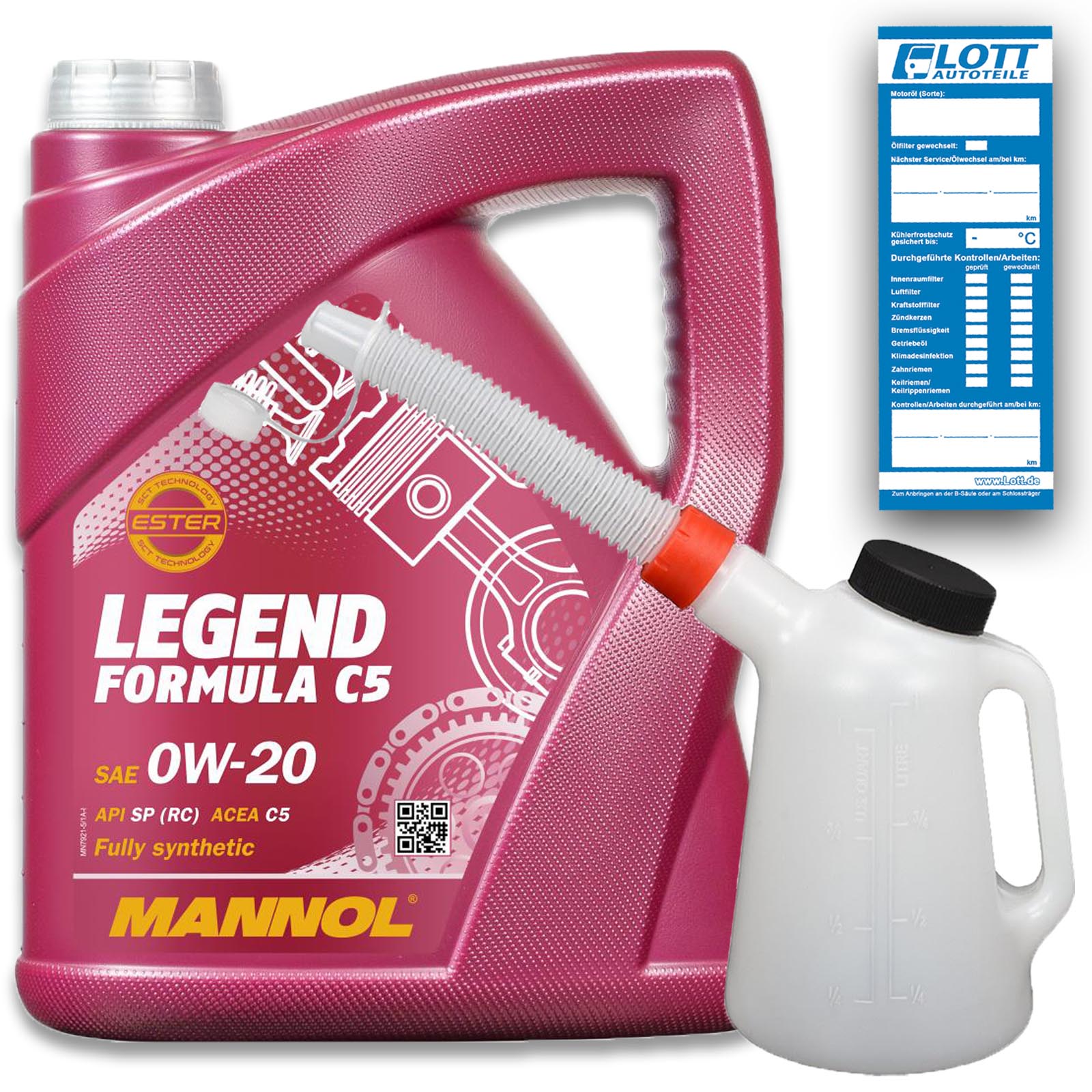 5L Mannol Legend Formula C5 Motoröl 0W-20