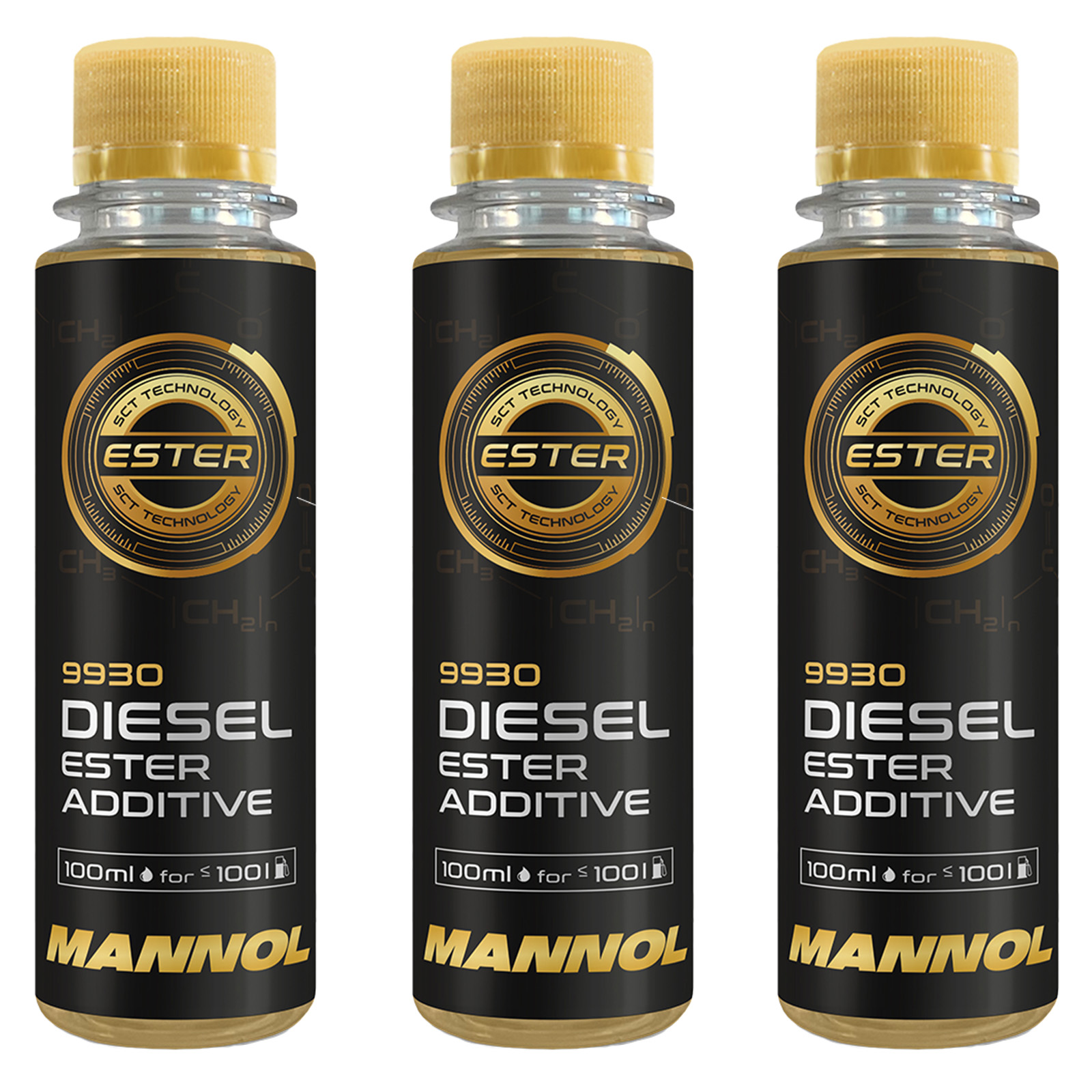 3x 100 ml Mannol Diesel Ester Additive