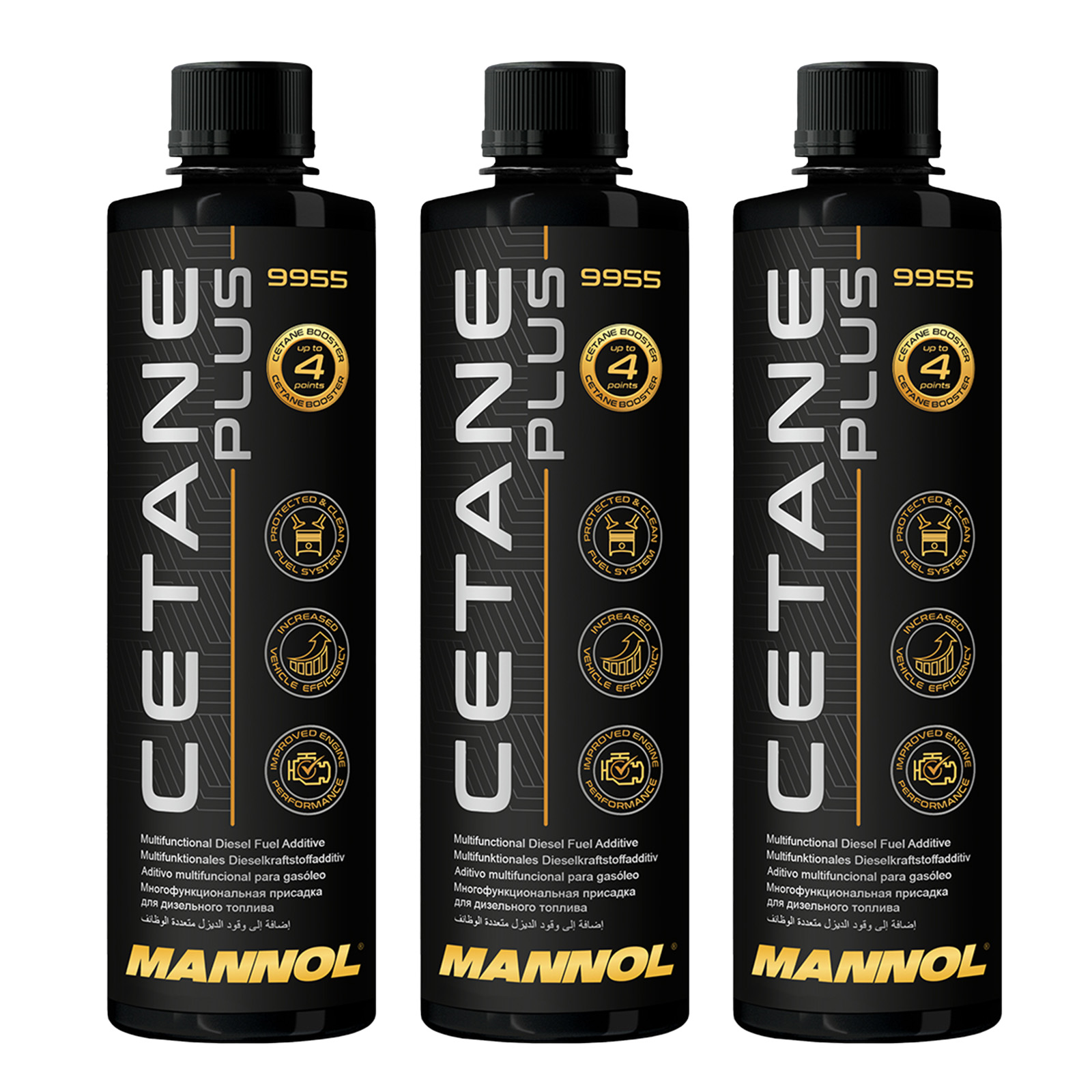3x 450 ml Mannol Cetane Plus