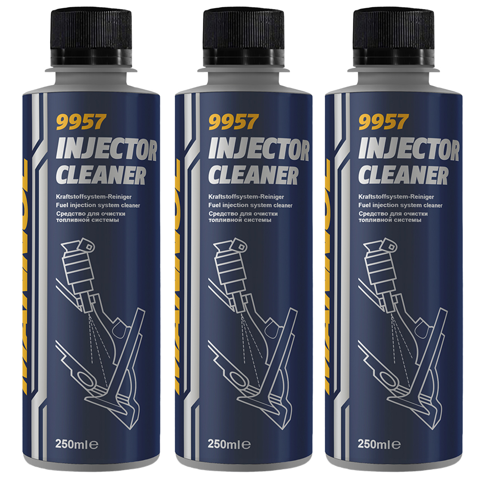 3x 250 ml Mannol Injector Cleaner