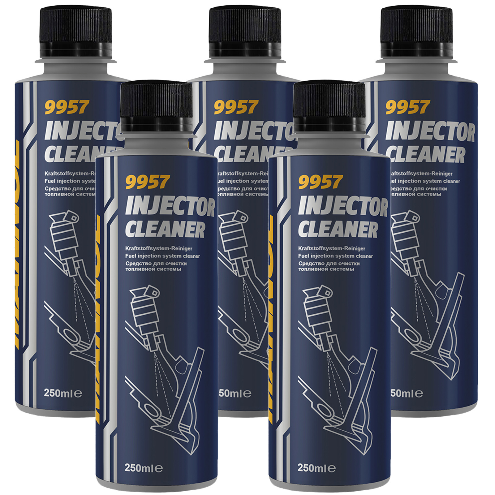 5x 250 ml Mannol Injector Cleaner