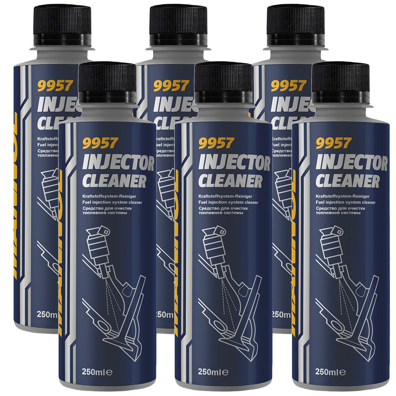 6x 250 ml Mannol Injector Cleaner