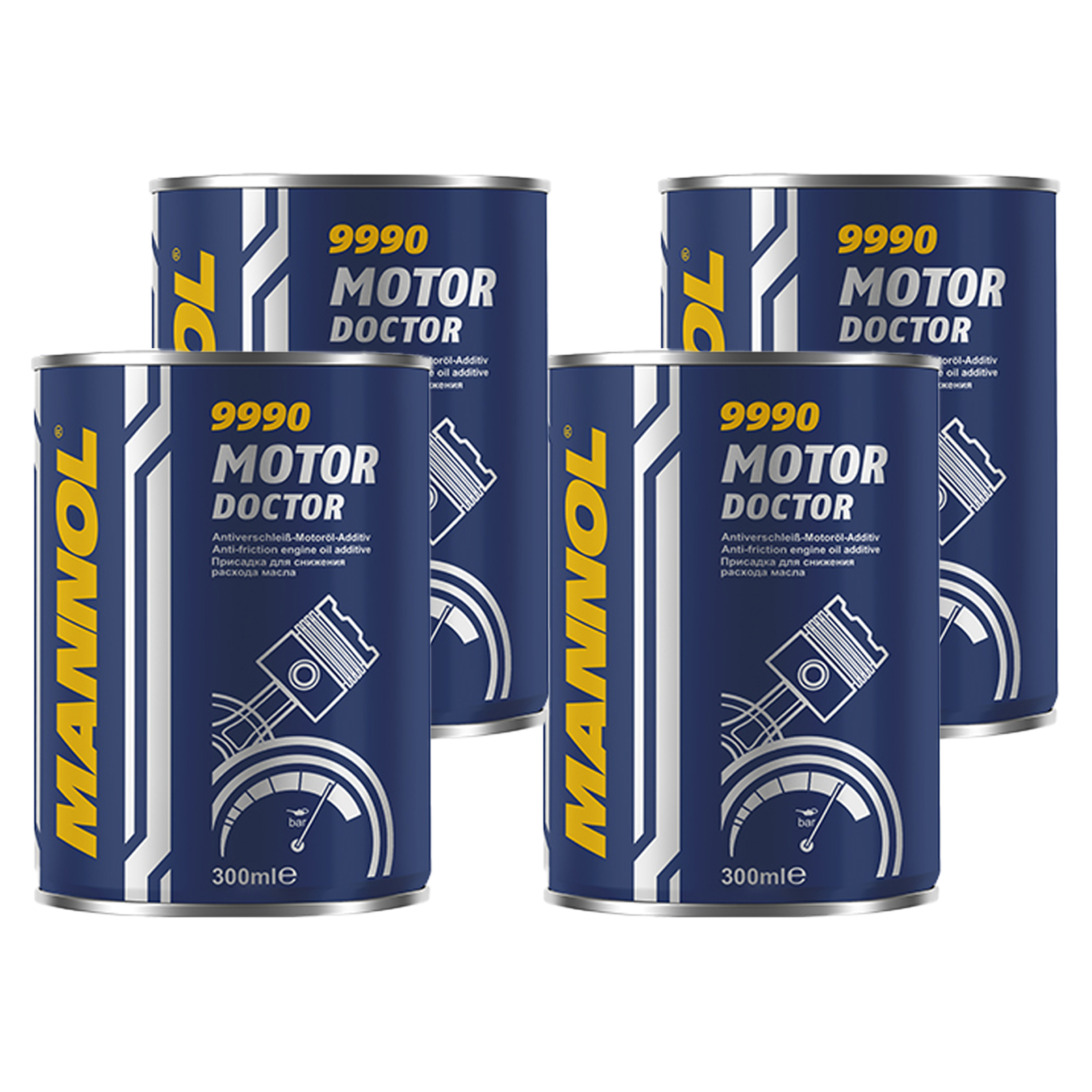 4x Mannol Motordoctor Motoröl Additiv 300ml