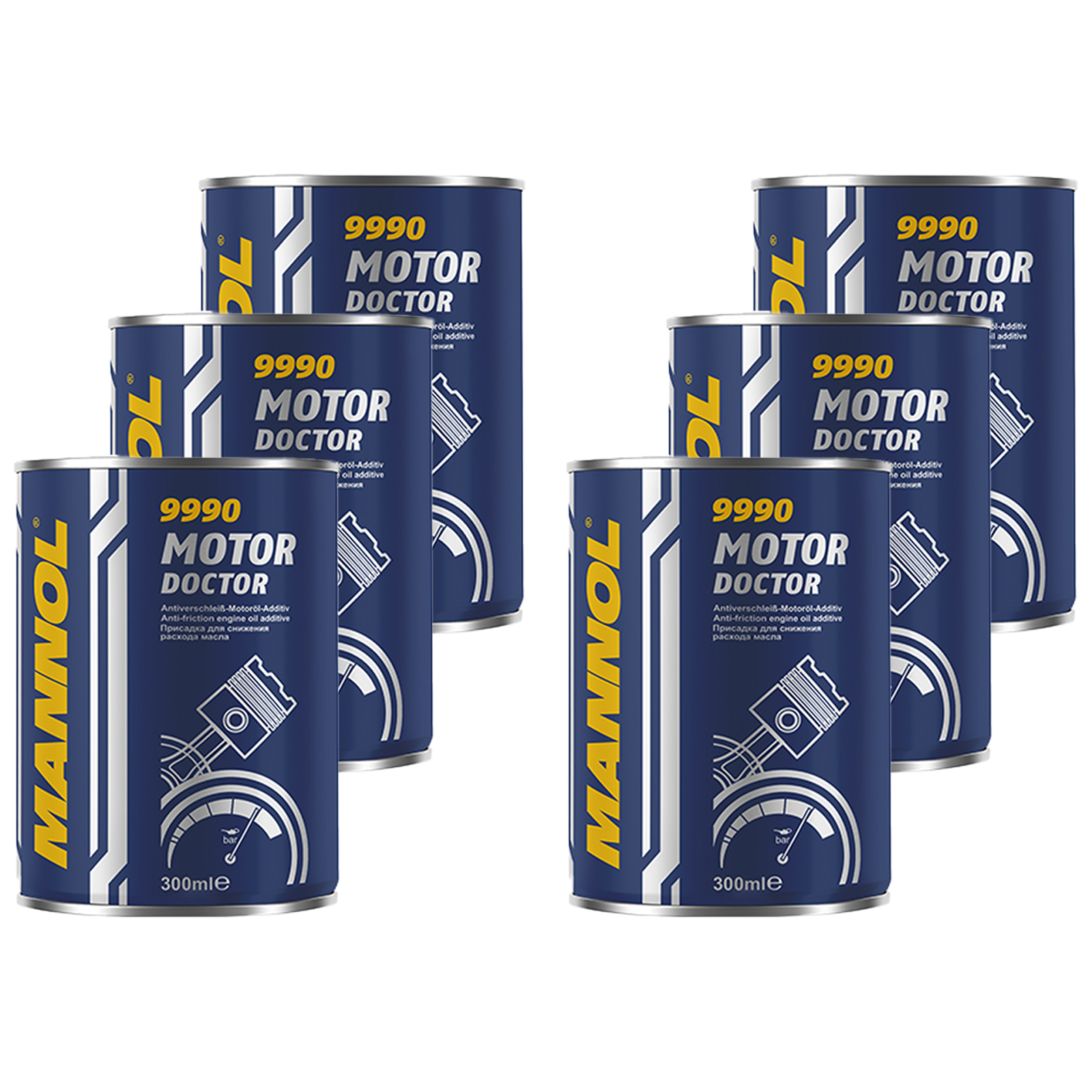 6x Mannol Motordoctor Motoröl Additiv 300ml