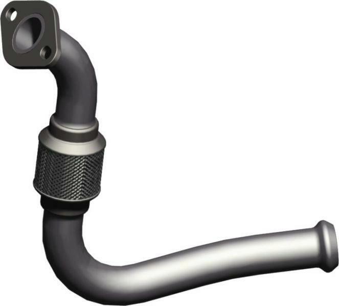 Abgasrohr Auspuffrohr Auspuff Rohr Hosenrohr passend für Renault Kangoo ...