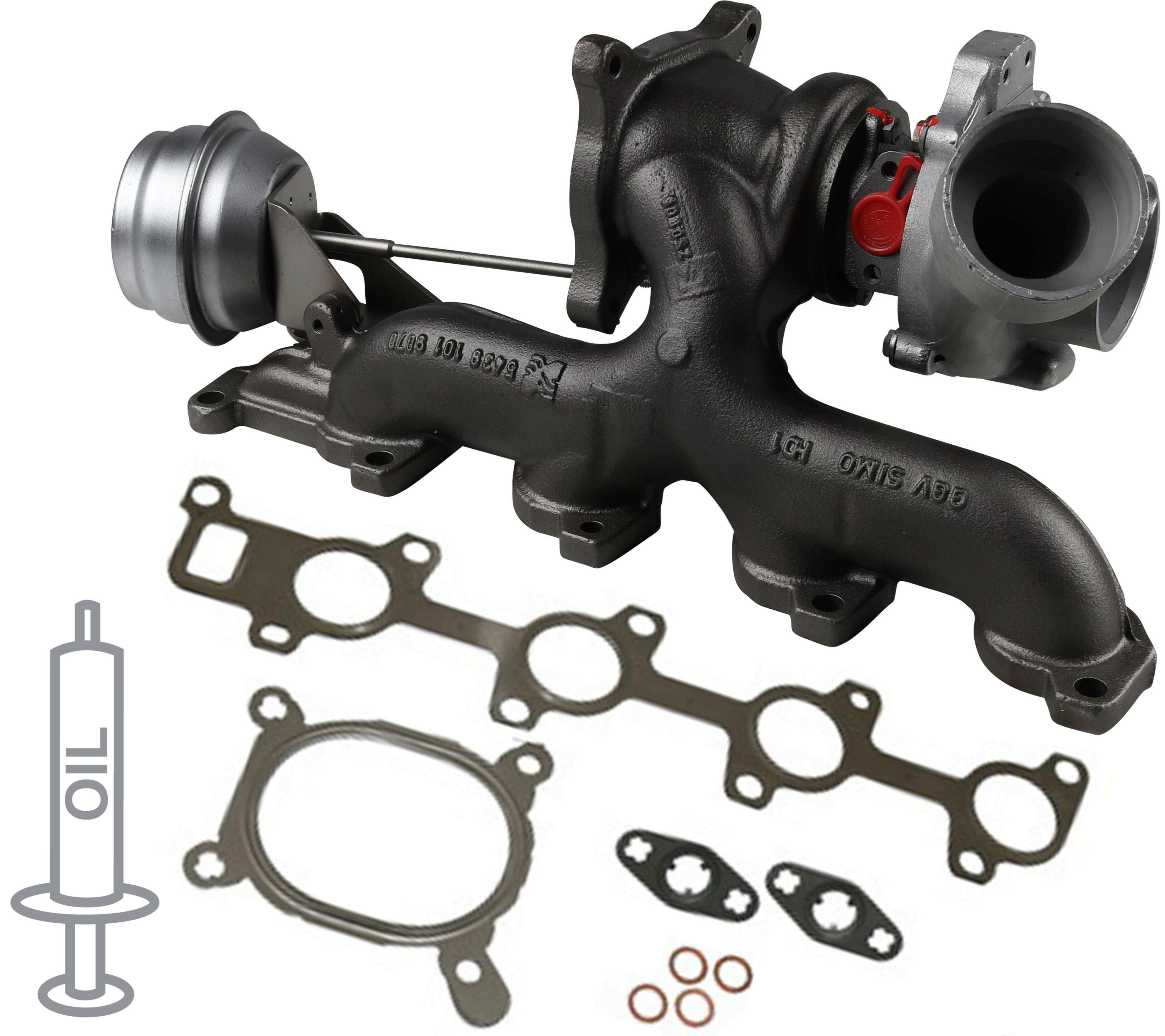 Turbolader incl. Dichtungssatz passend für Mercedes Sprinter 3,5-t 315 215 3-t