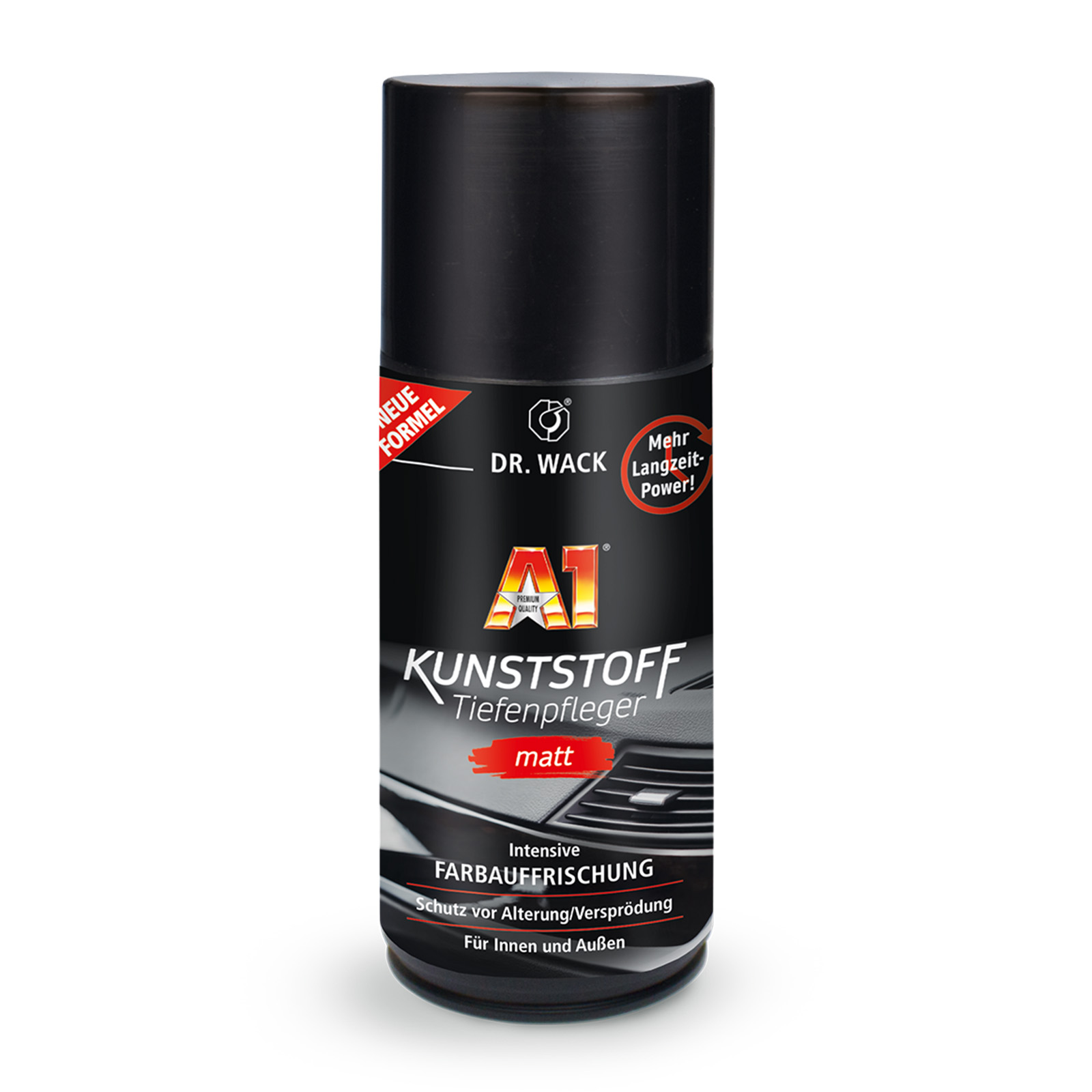 Dr.Wack A1 Kunststoff-Tiefenreiniger matt 250ML für Innen & Aussen UV-Schutz