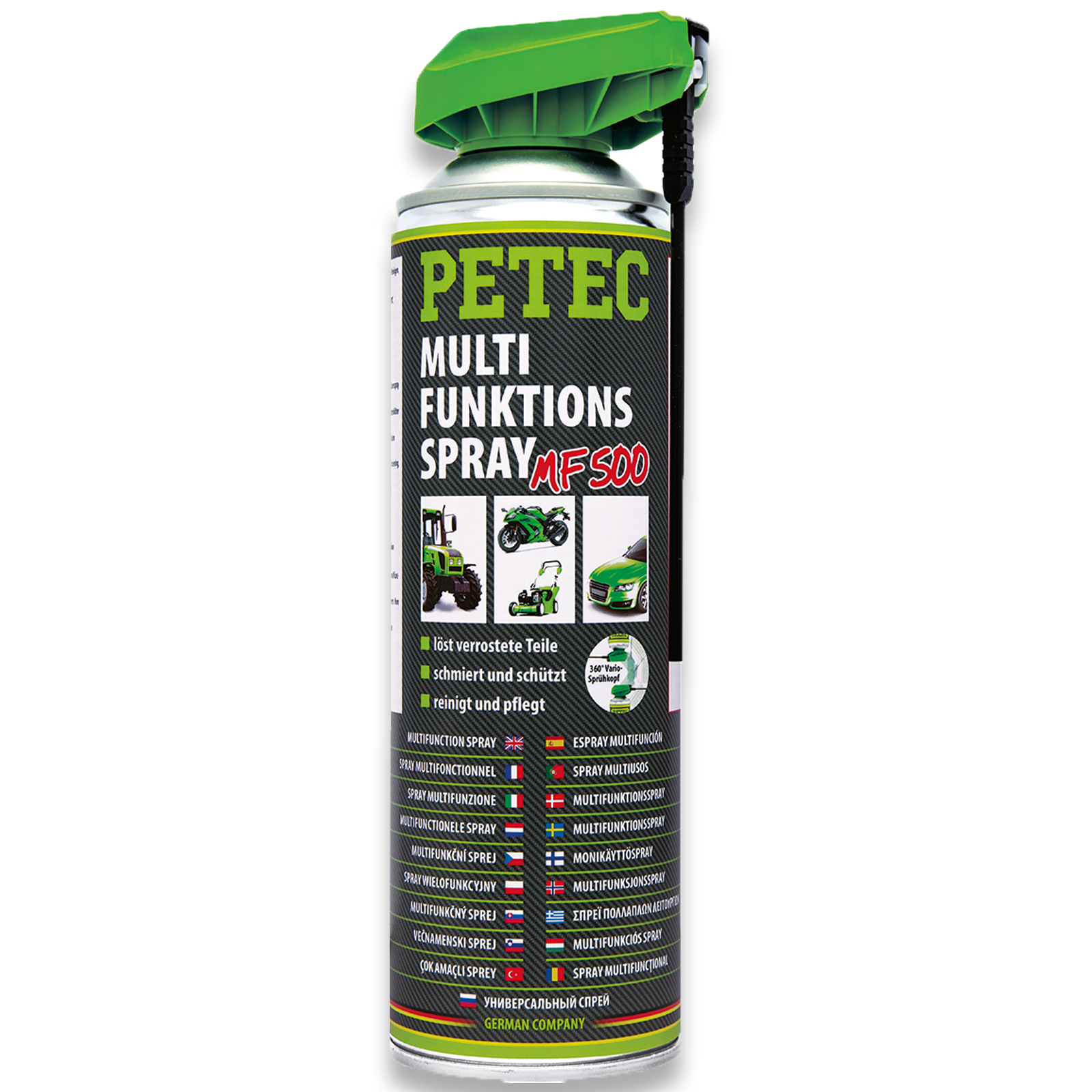 6x PETEC Multifunktionsspray 500ml Schmierstoff Rostlöser / Kriechö...