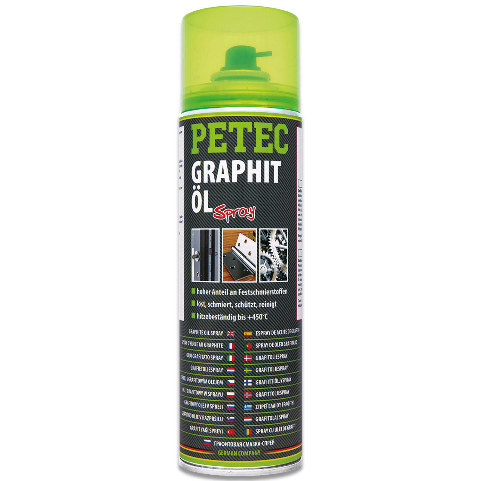 Petec Graphitölspray 500 ml