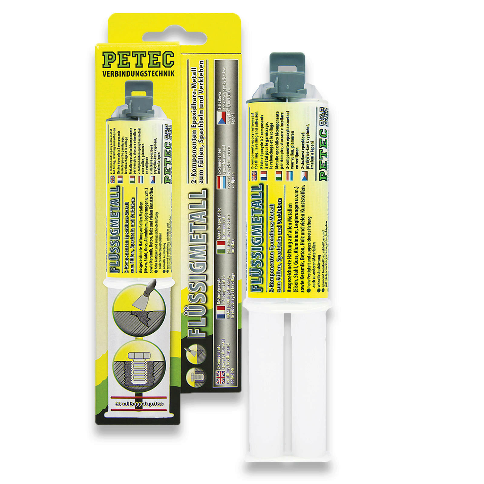 PETEC Metallkleber Flüssigmetall 25ml