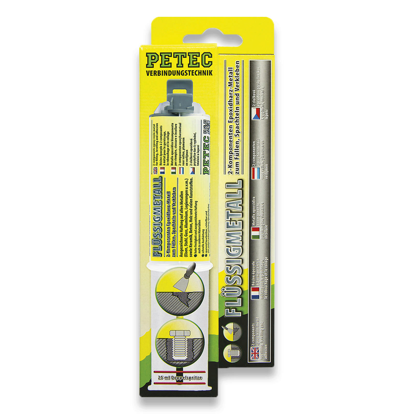 PETEC Metallkleber Flüssigmetall 25ml