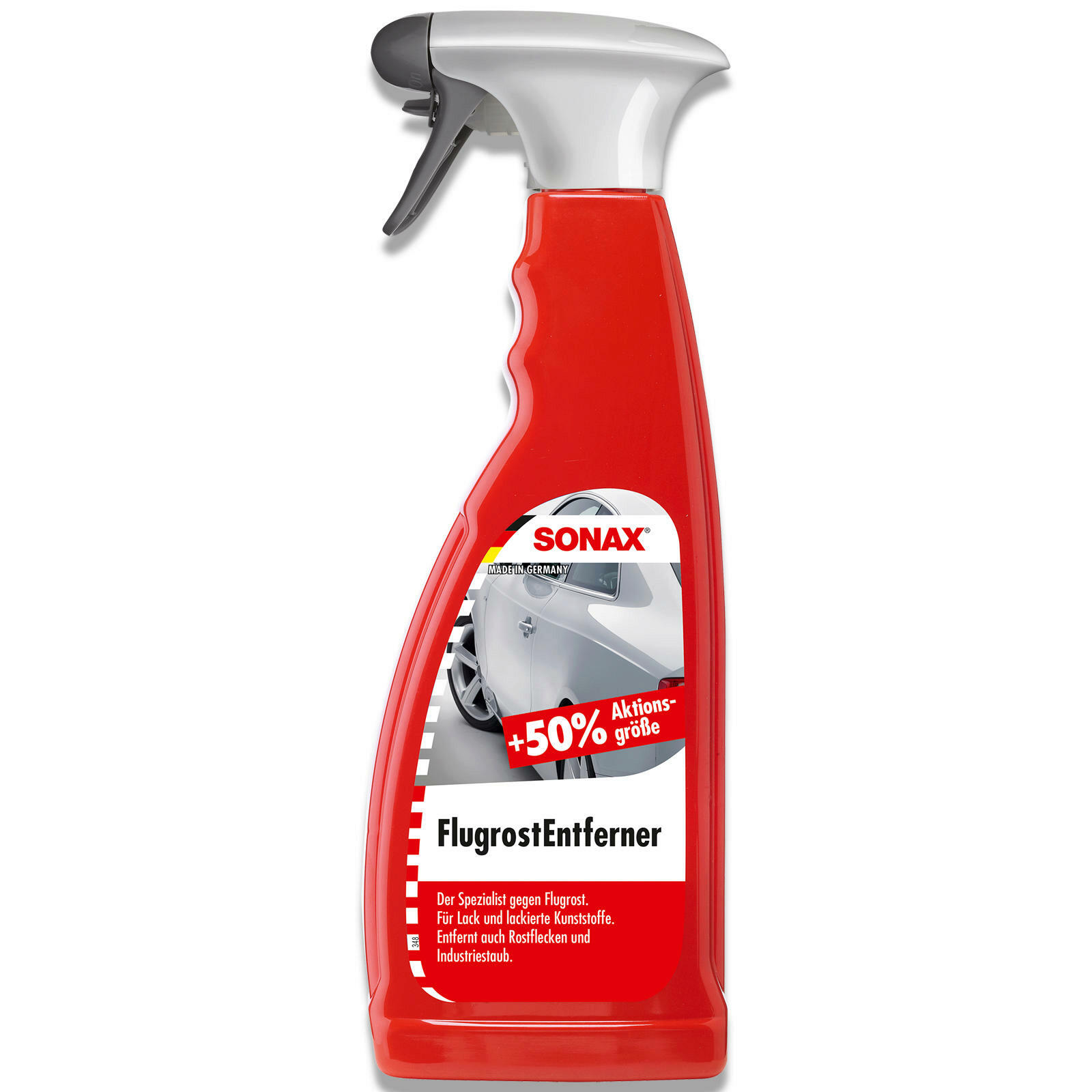 4x SONAX 05134000 Flugrostentferner Rostfrei Rostentferner Rost Reiniger 750ml