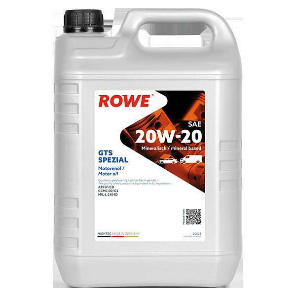 5L ROWE Hightec GTS Spezial Motoröl 20W-20