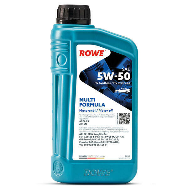 1L ROWE HIGHTEC MULTI FORMULA 5W-50 Motoröl