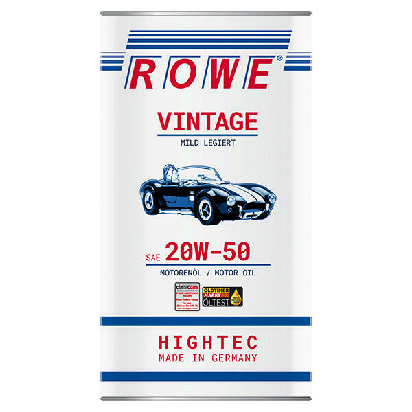5L ROWE SAE 20W-50 Mild Legiert Vintage Motoröl