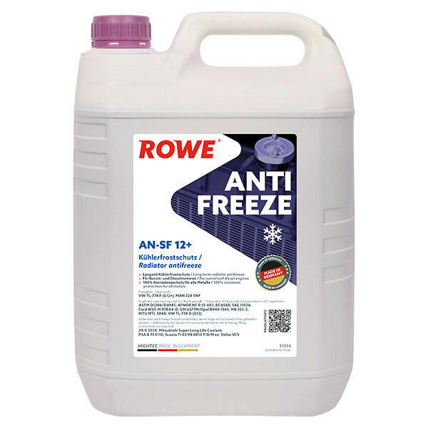 5L ROWE HIGHTEC ANTIFREEZE G12+ Kühlerfrostschutz