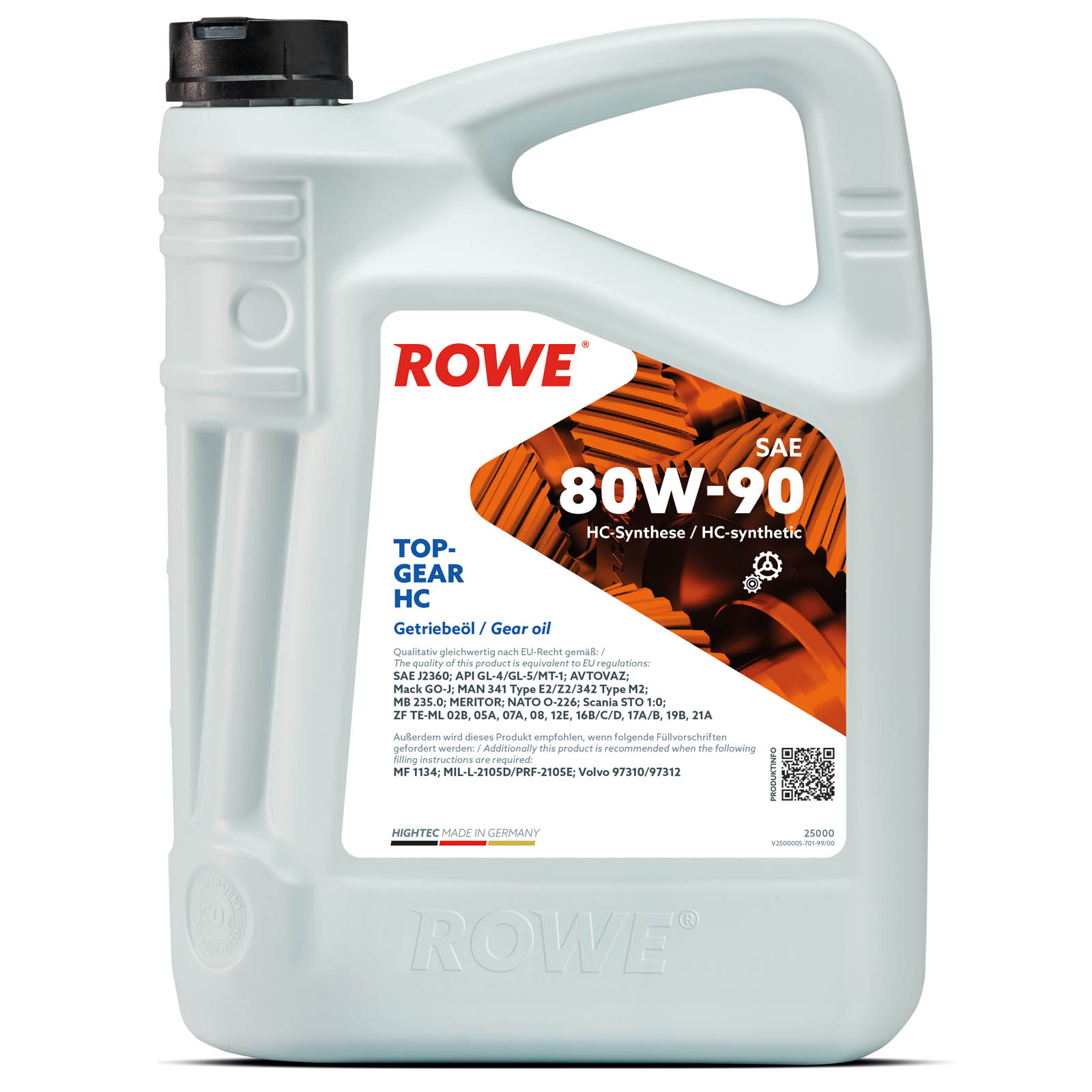 5L ROWE HIGHTEC TOPGEAR 80W-90 HC Getriebeöl Schaltgetriebeöl