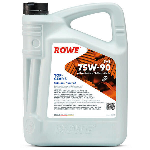 5L Rowe Higtech Topgear Getriebeöl 75W-90 S