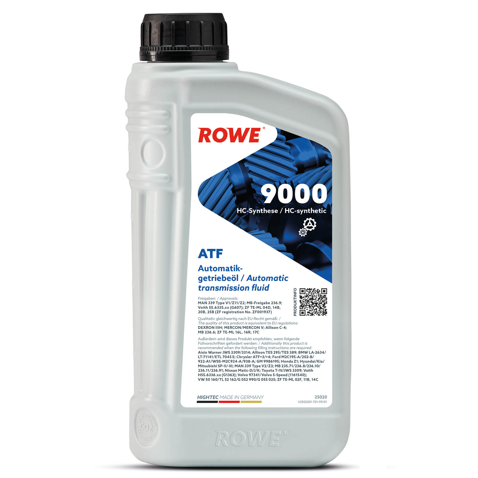 1L ROWE HIGHTEC ATF 9000 Automatikgetriebeöl