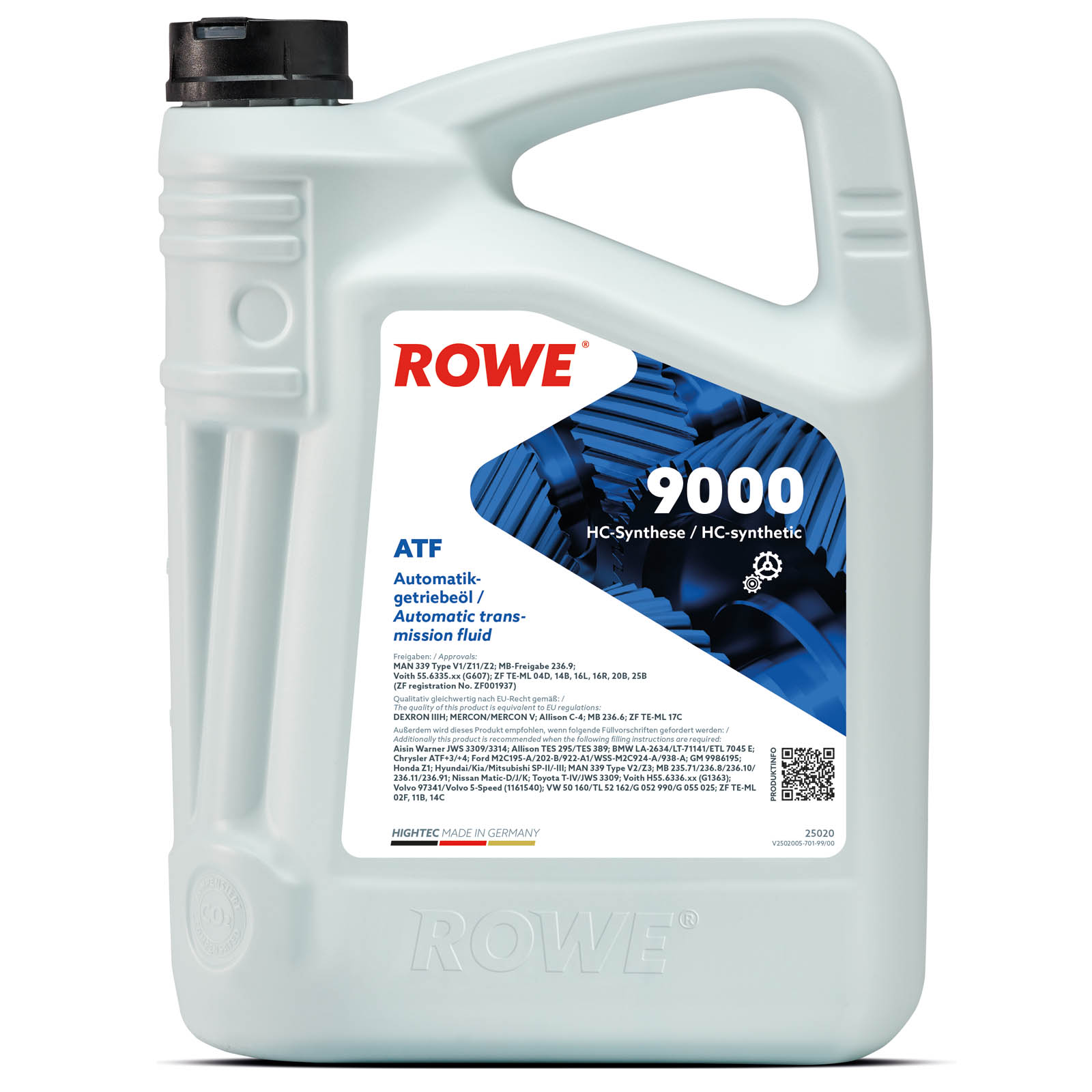5L ROWE HIGHTEC ATF 9000 Automatikgetriebeöl