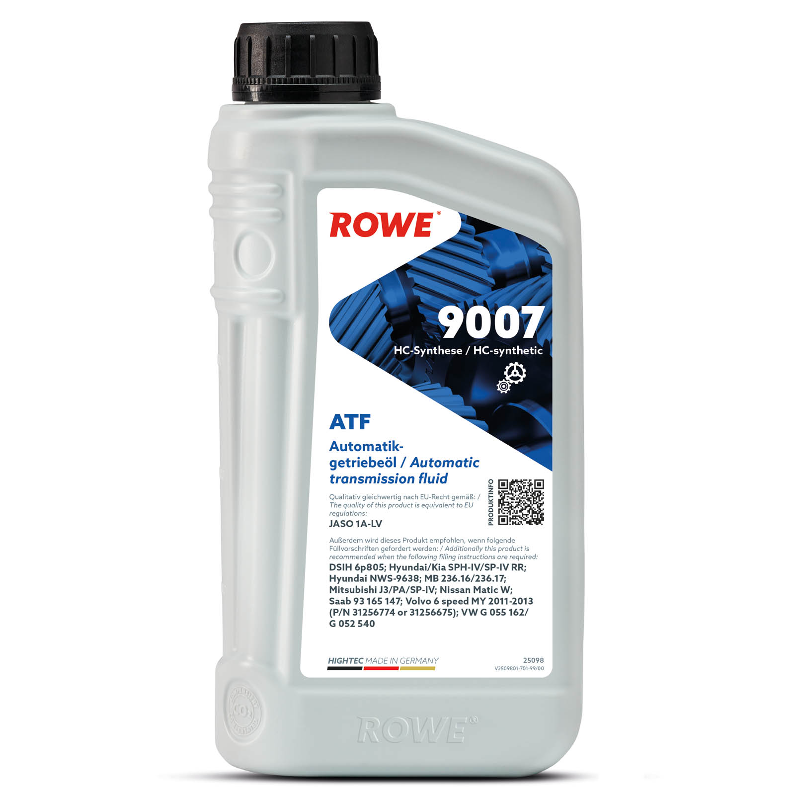 ROWE Getriebeöle Automatikgetriebe 1L Liter HIGHTEC ATF 9007