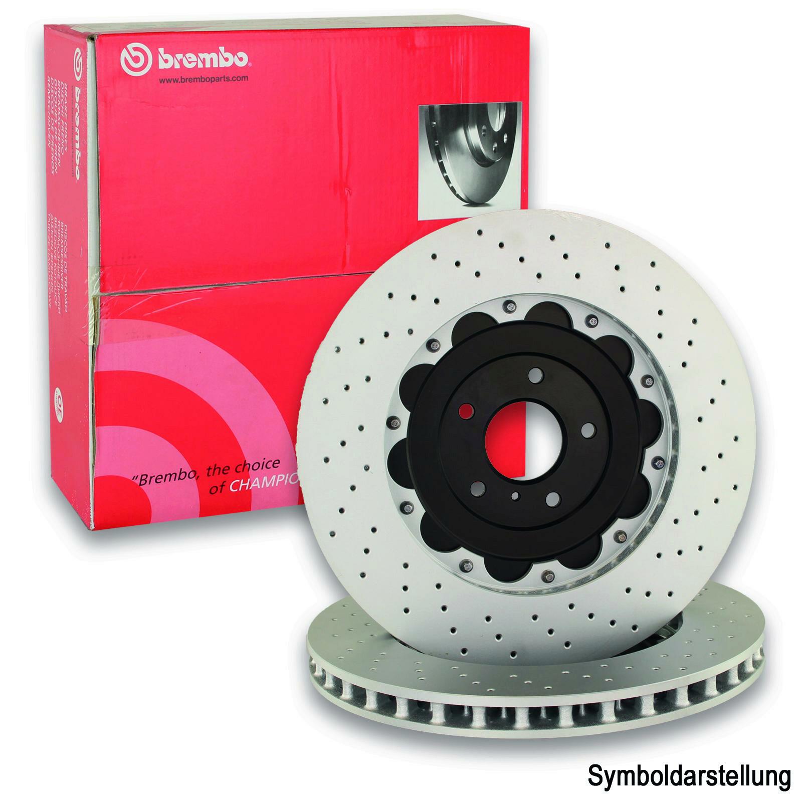 2x BREMBO Brake Disc TWO-PIECE FLOATING DISCS LINE